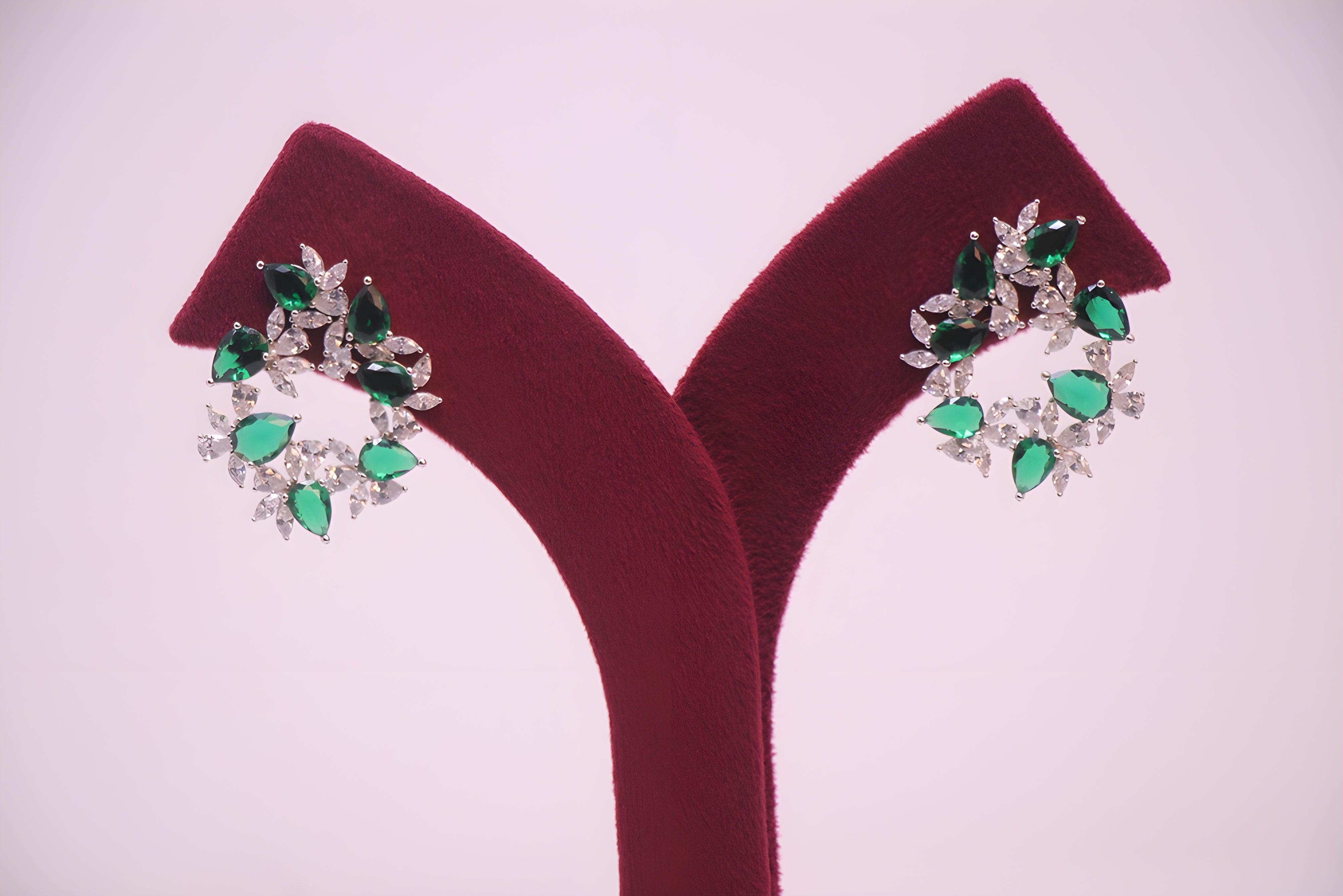 Golden Blossom VeeLux Premium Crystal Earrings