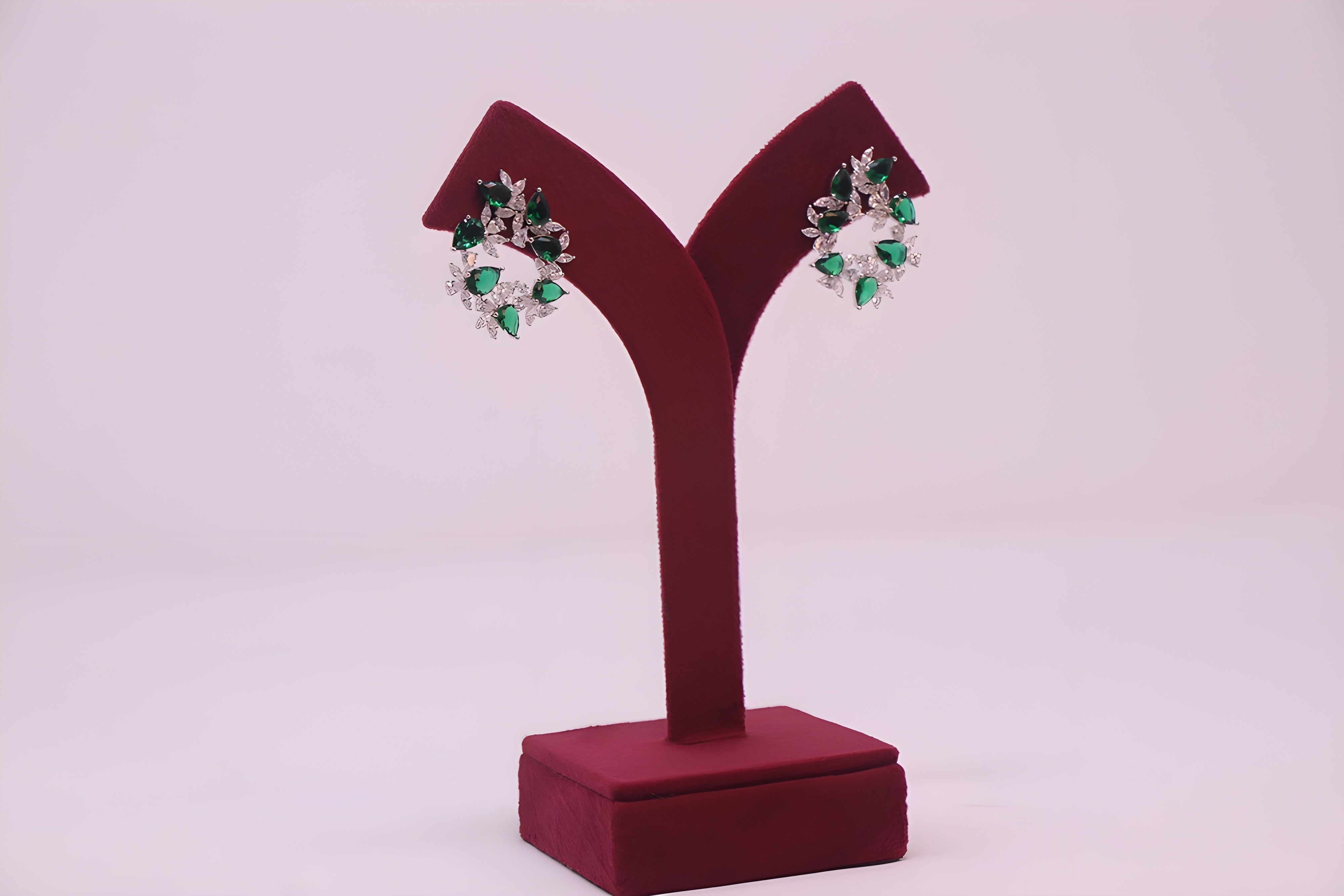 Golden Blossom VeeLux Premium Crystal Earrings