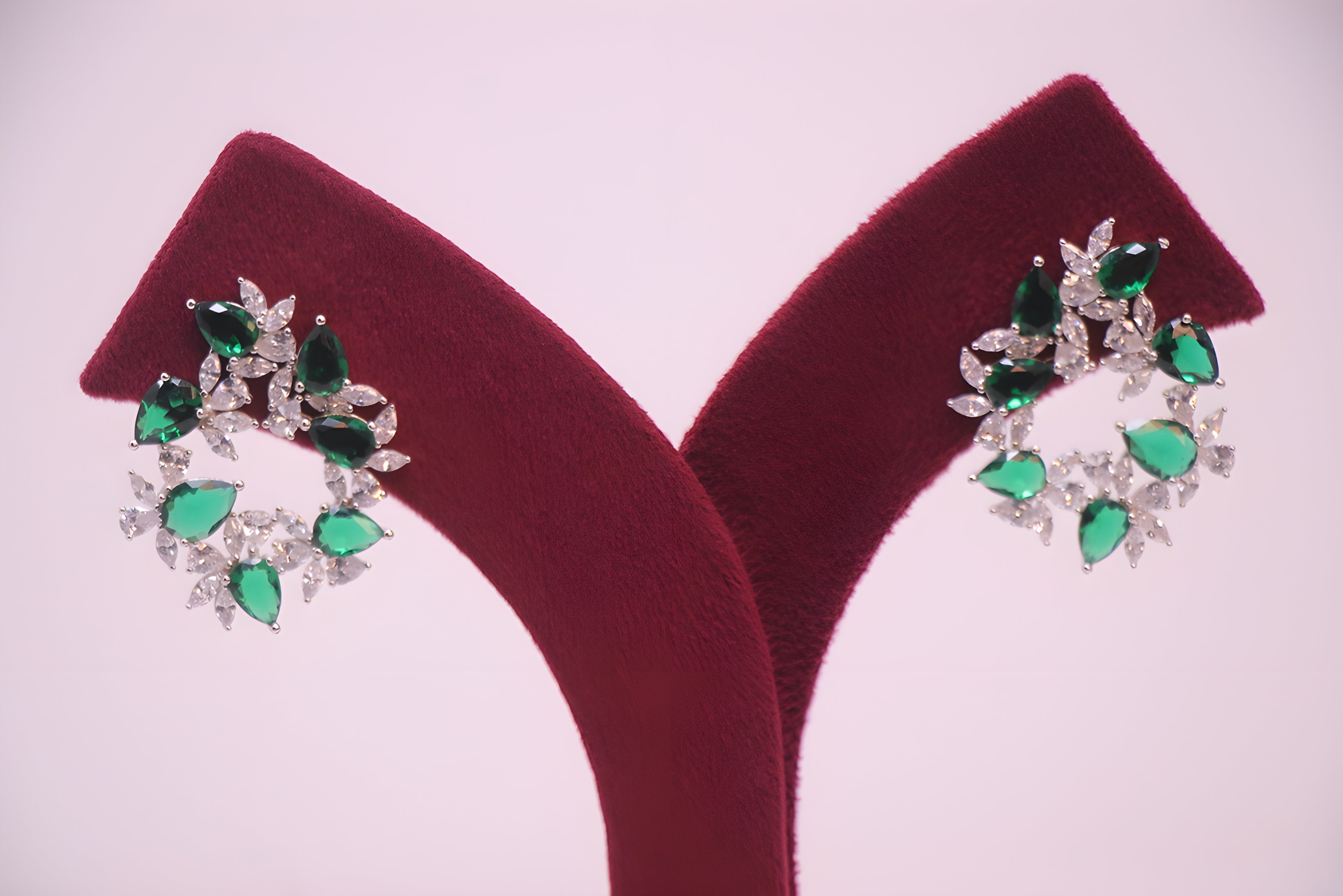 Golden Blossom VeeLux Premium Crystal Earrings