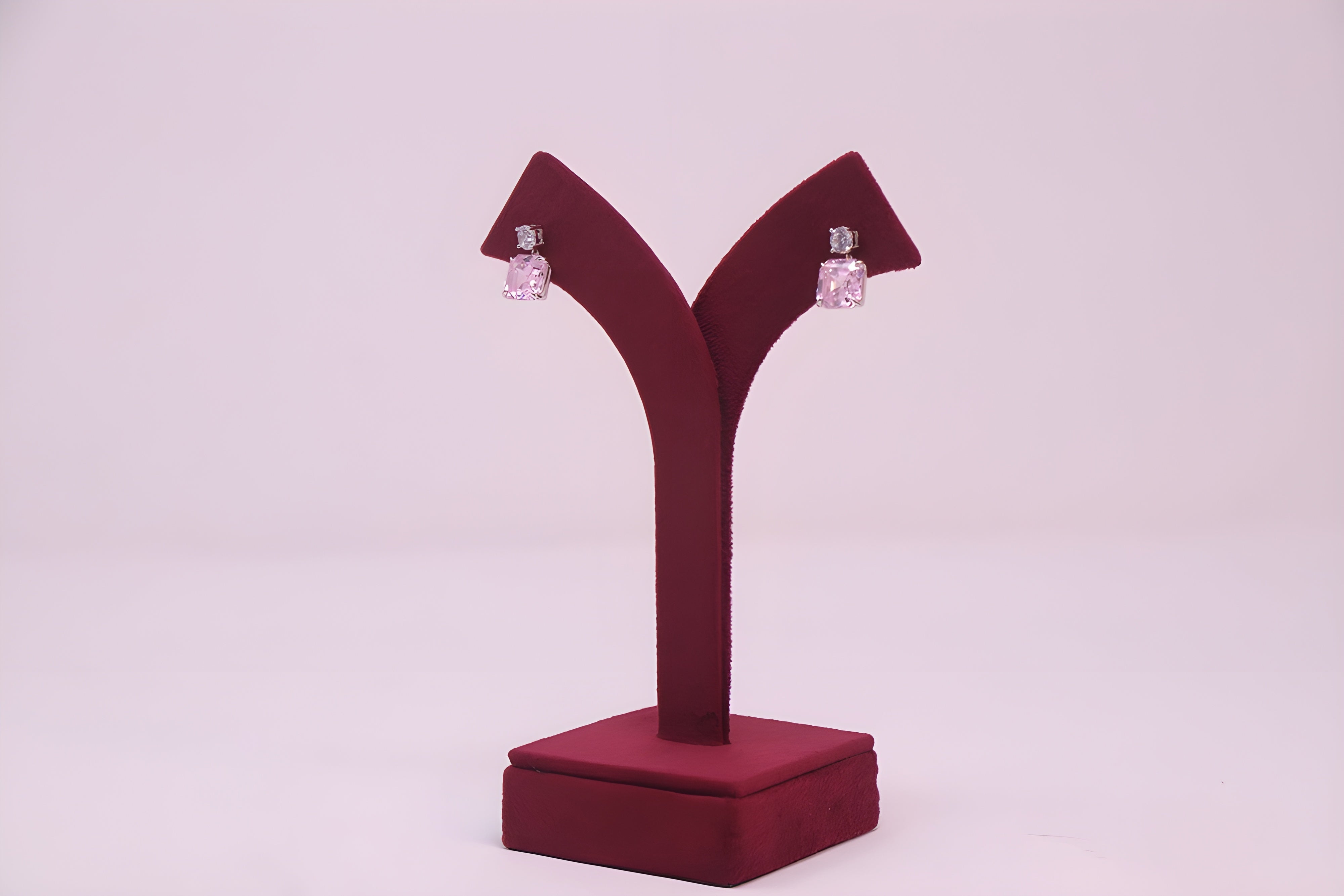 Rose Quartz Radiance 92.5 Sterling Silver Earrings