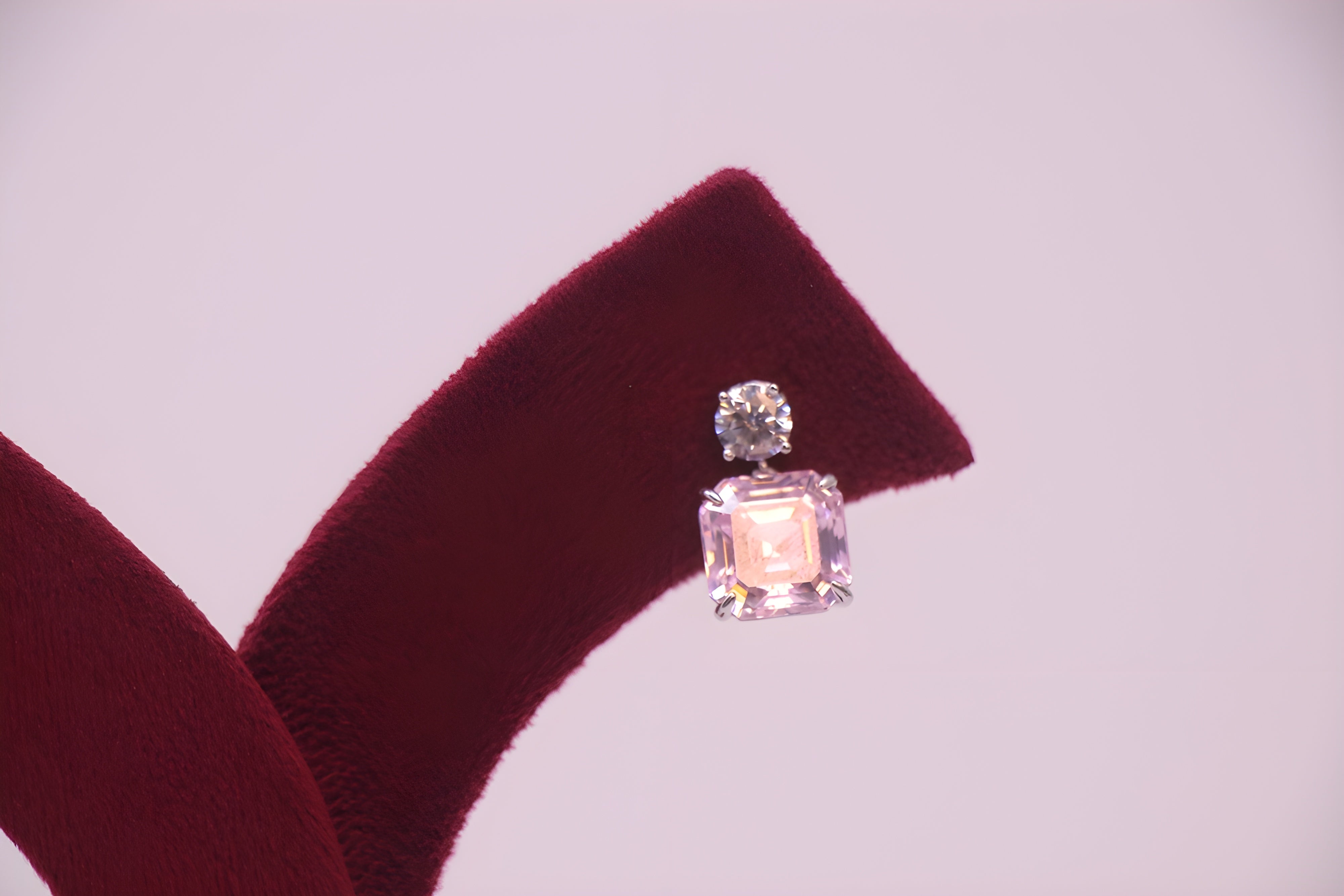 Rose Quartz Radiance 92.5 Sterling Silver Earrings