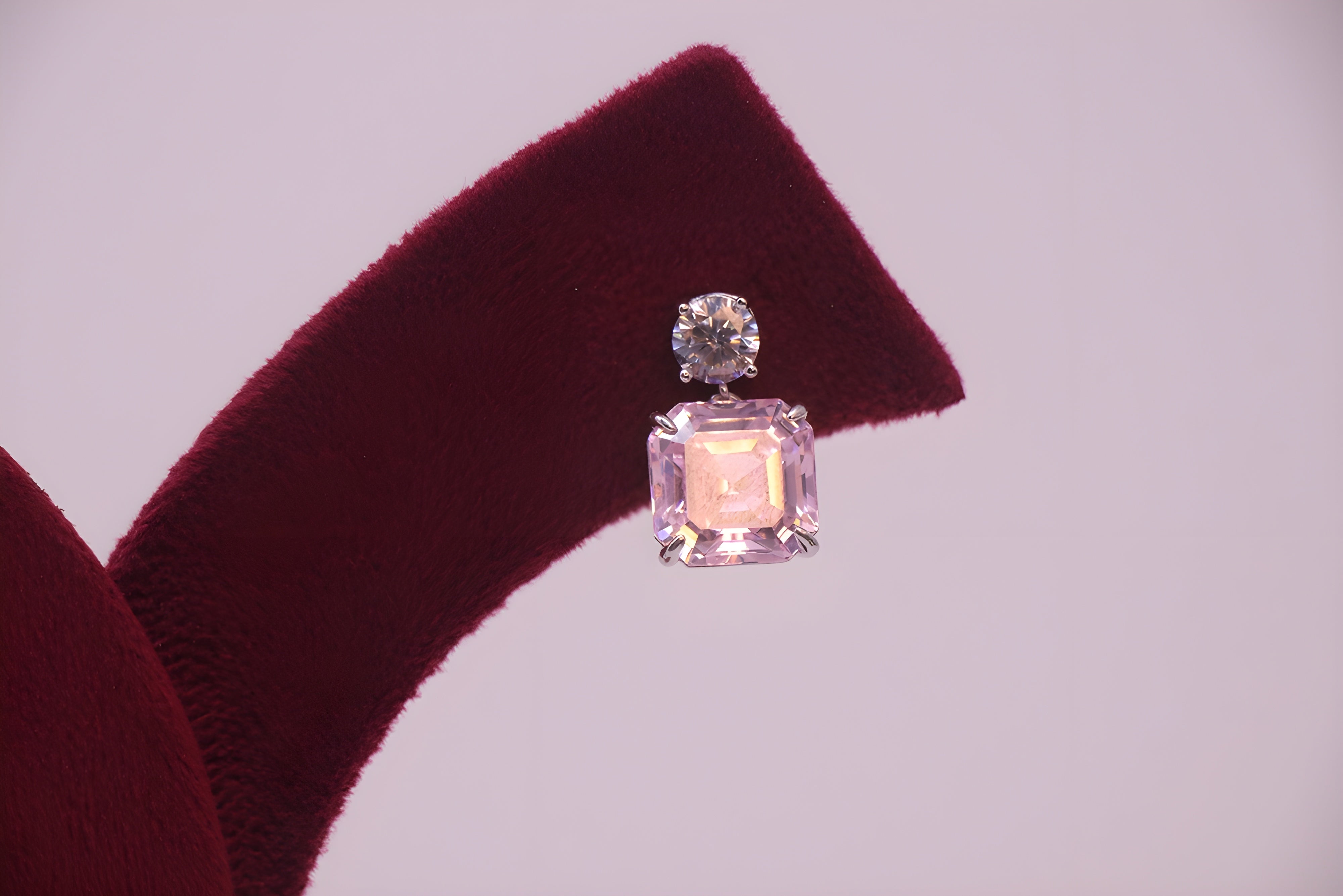 Rose Quartz Radiance 92.5 Sterling Silver Earrings