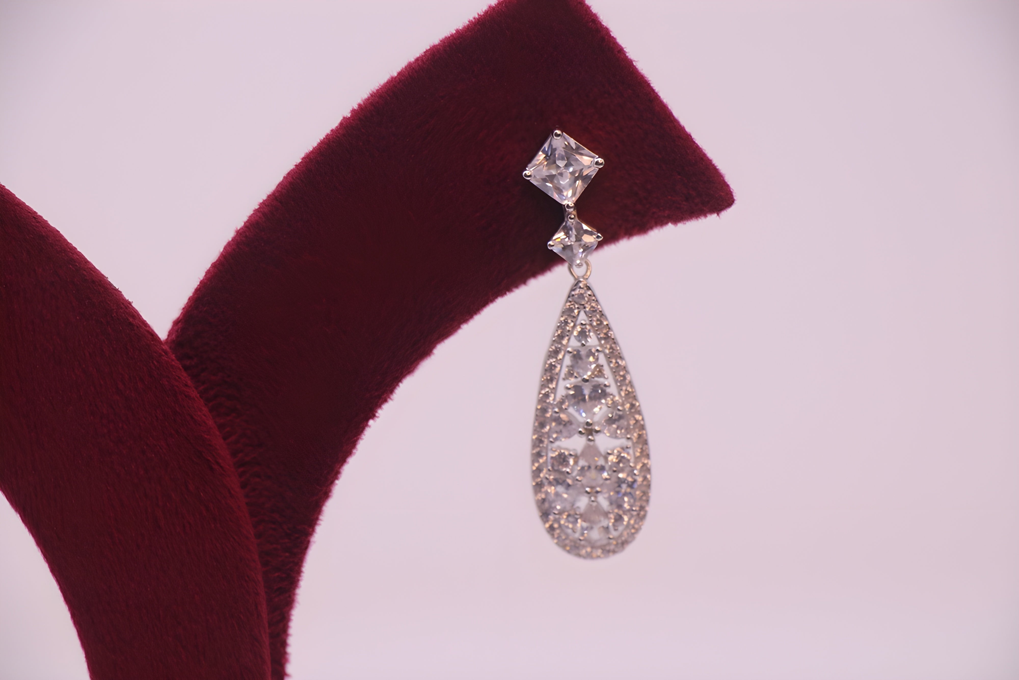 VeeLux Premium Silver Sleek 92.5 Sterling Silver Earrings