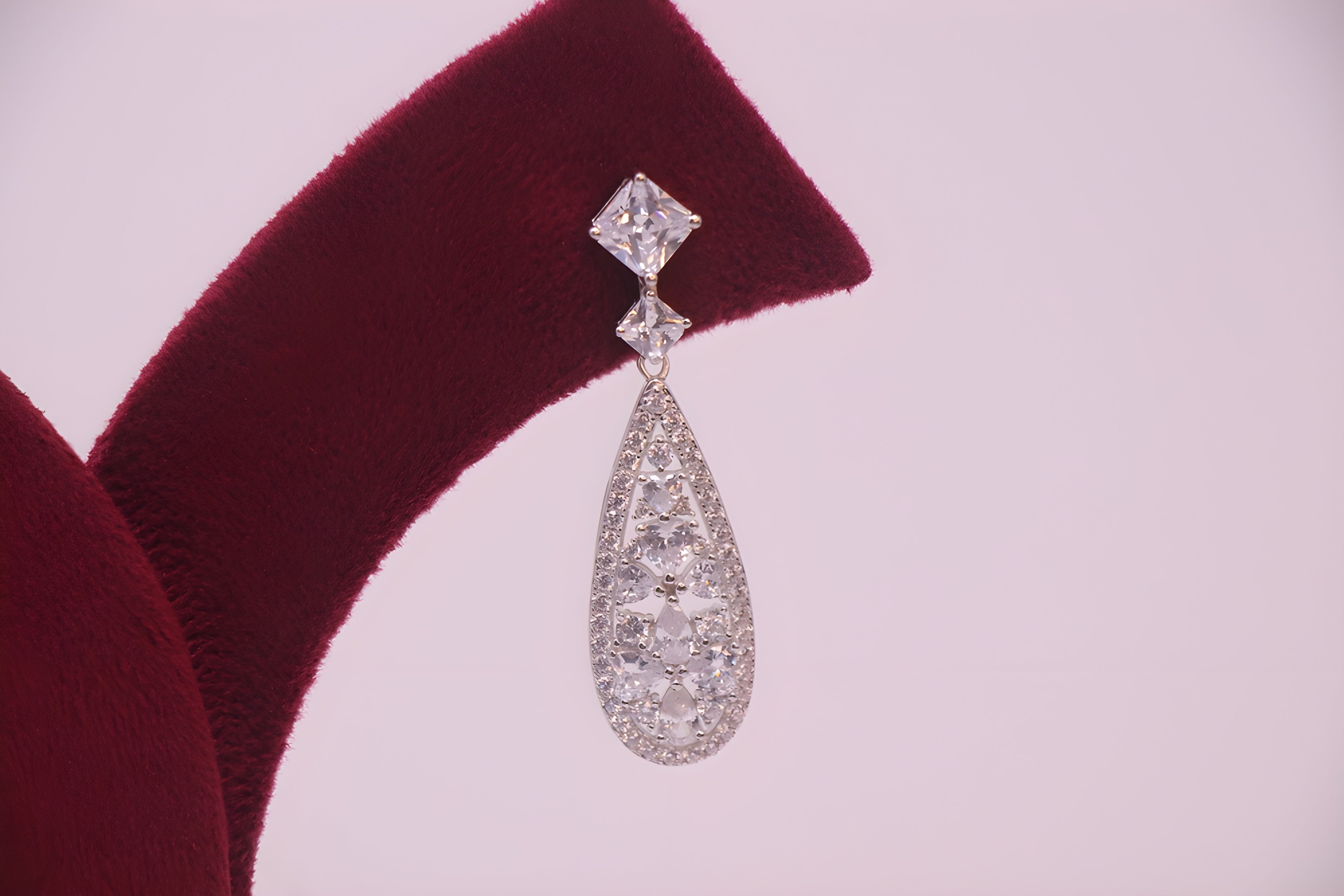 VeeLux Premium Silver Sleek 92.5 Sterling Silver Earrings