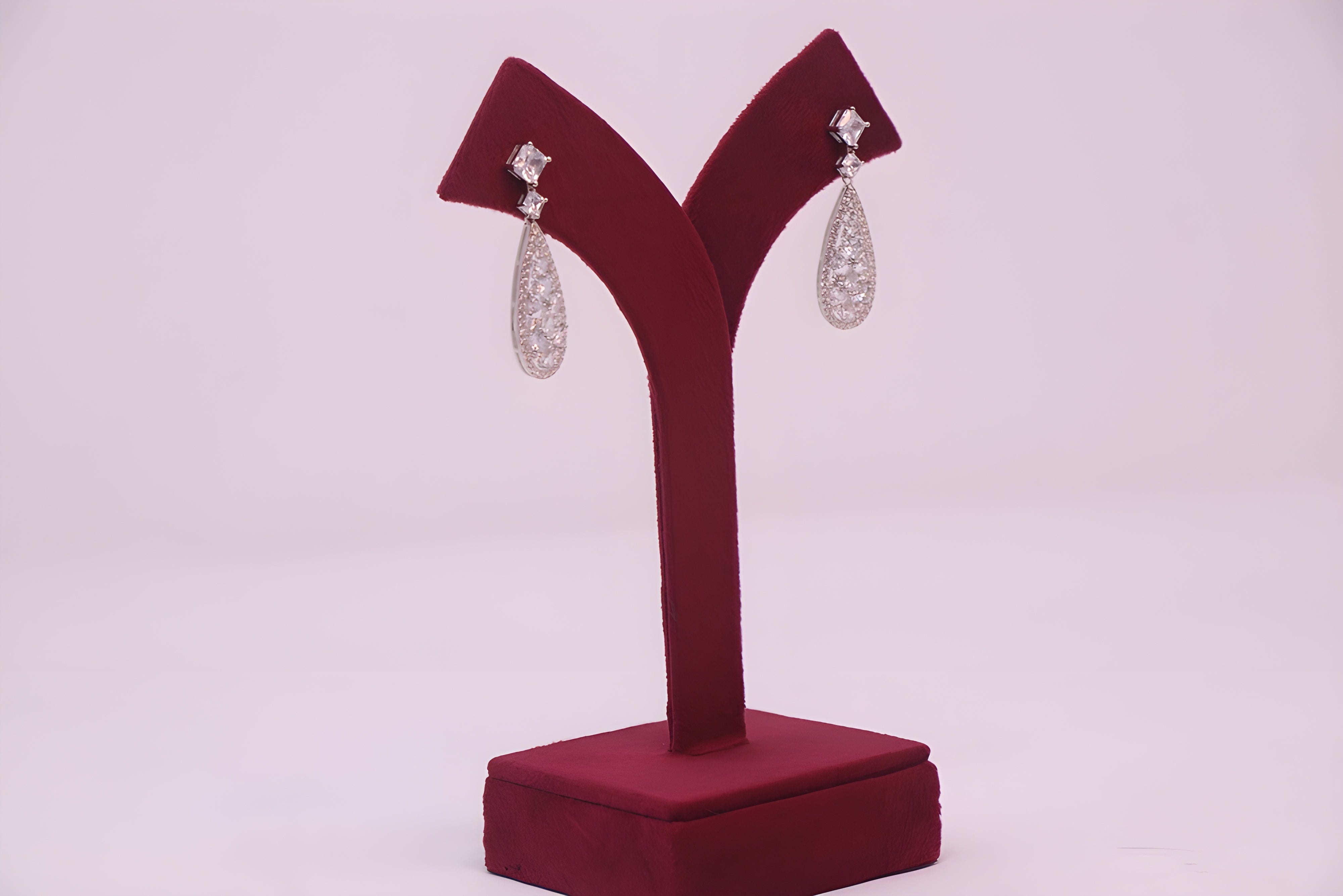 VeeLux Premium Silver Sleek 92.5 Sterling Silver Earrings