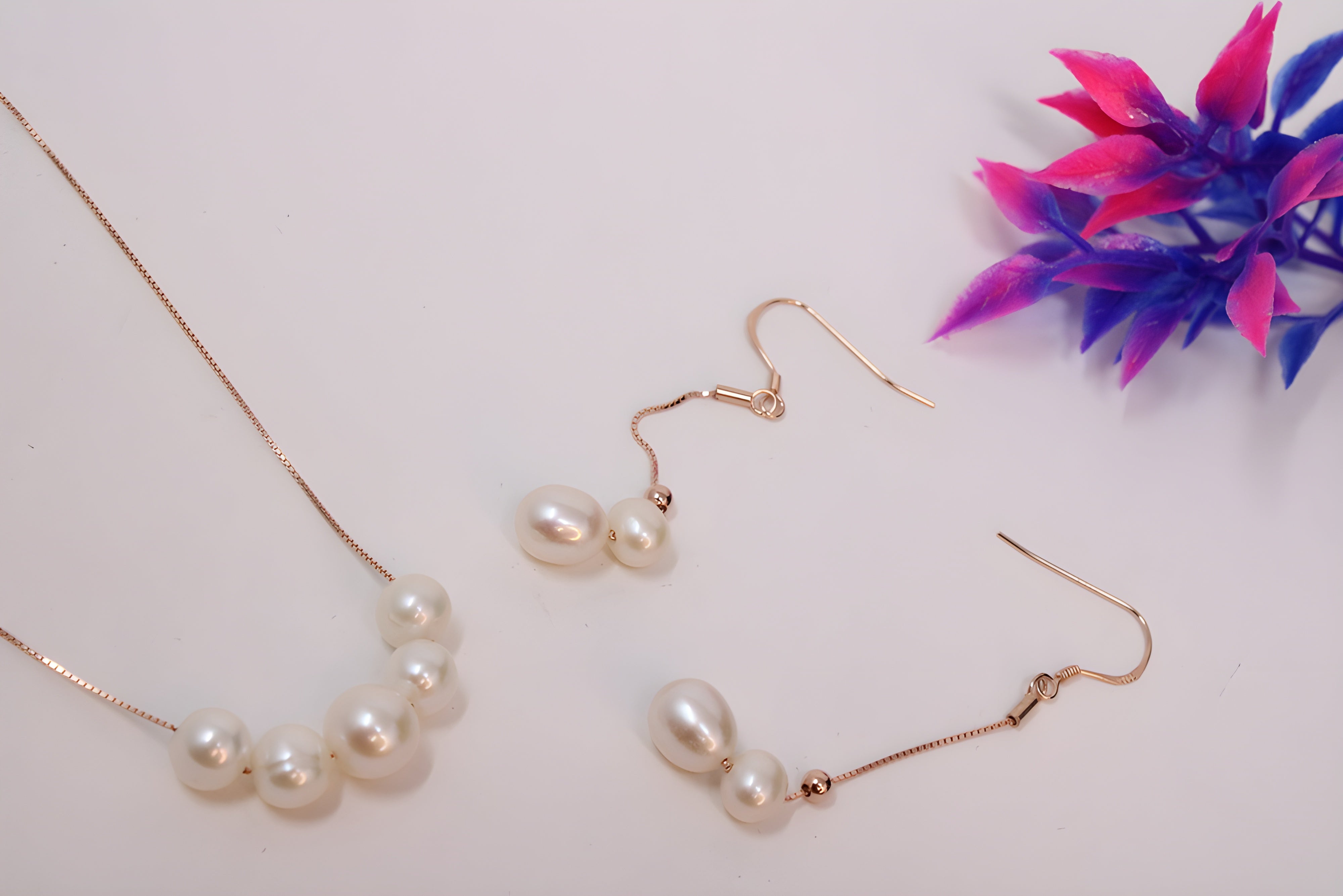 Sterling Silver with a Copper-Gold Color Pendant Adorned