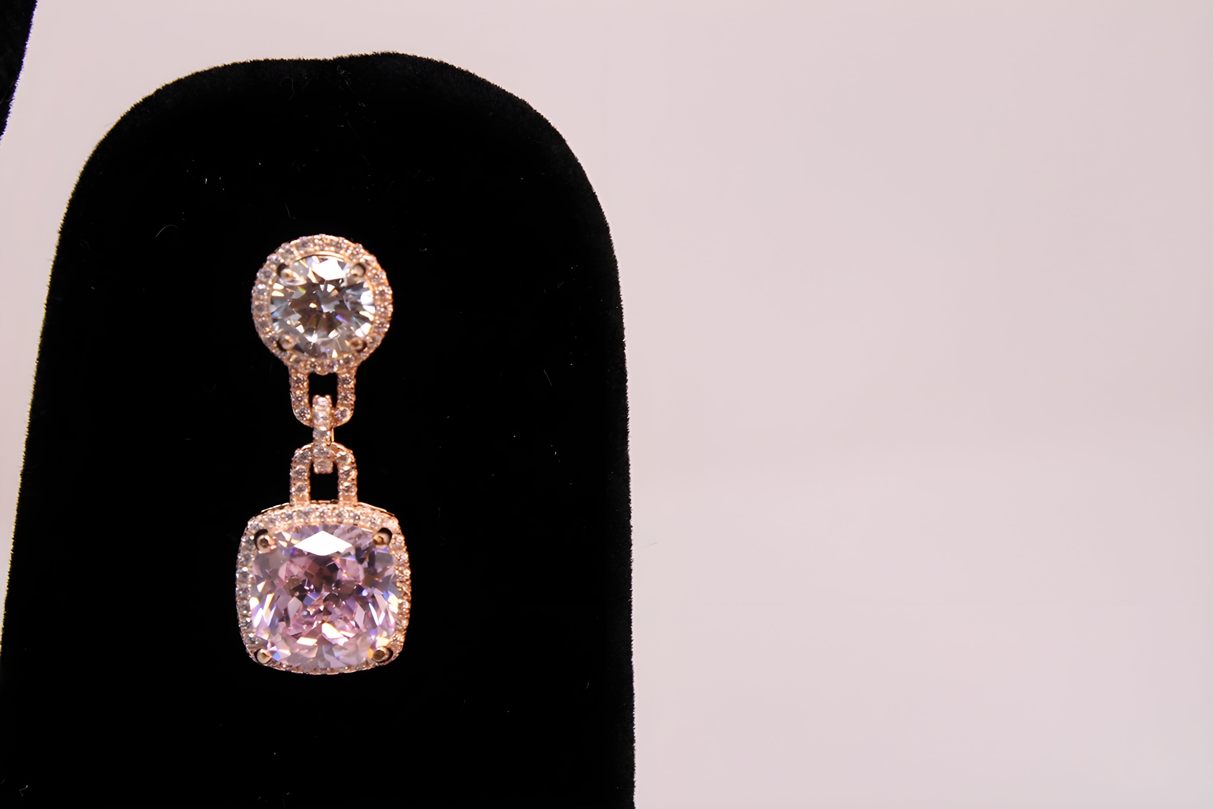 Pink Petal Radiance 92.5 Sterling Silver Earrings