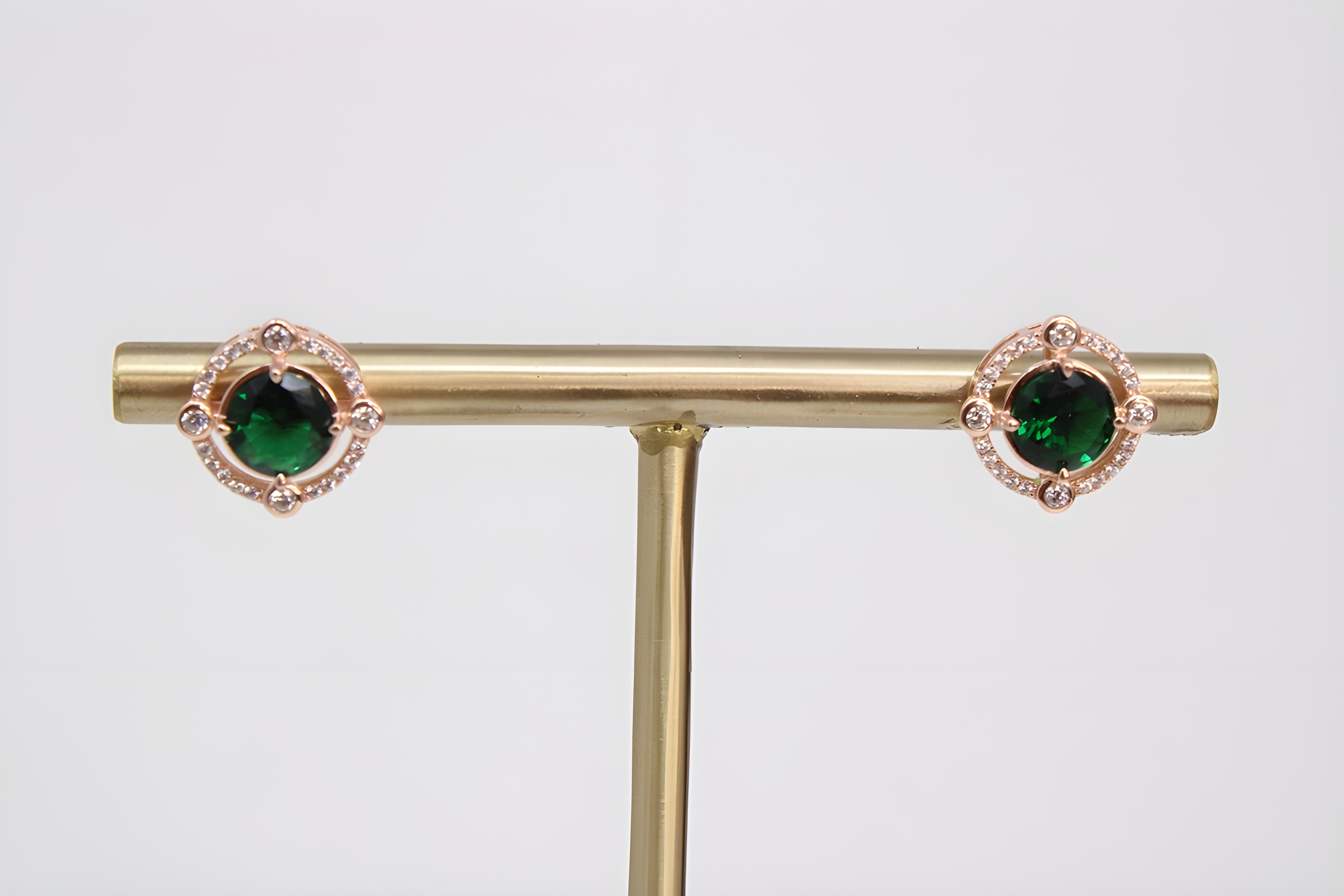 Emerald Shine 92.5 Earrings