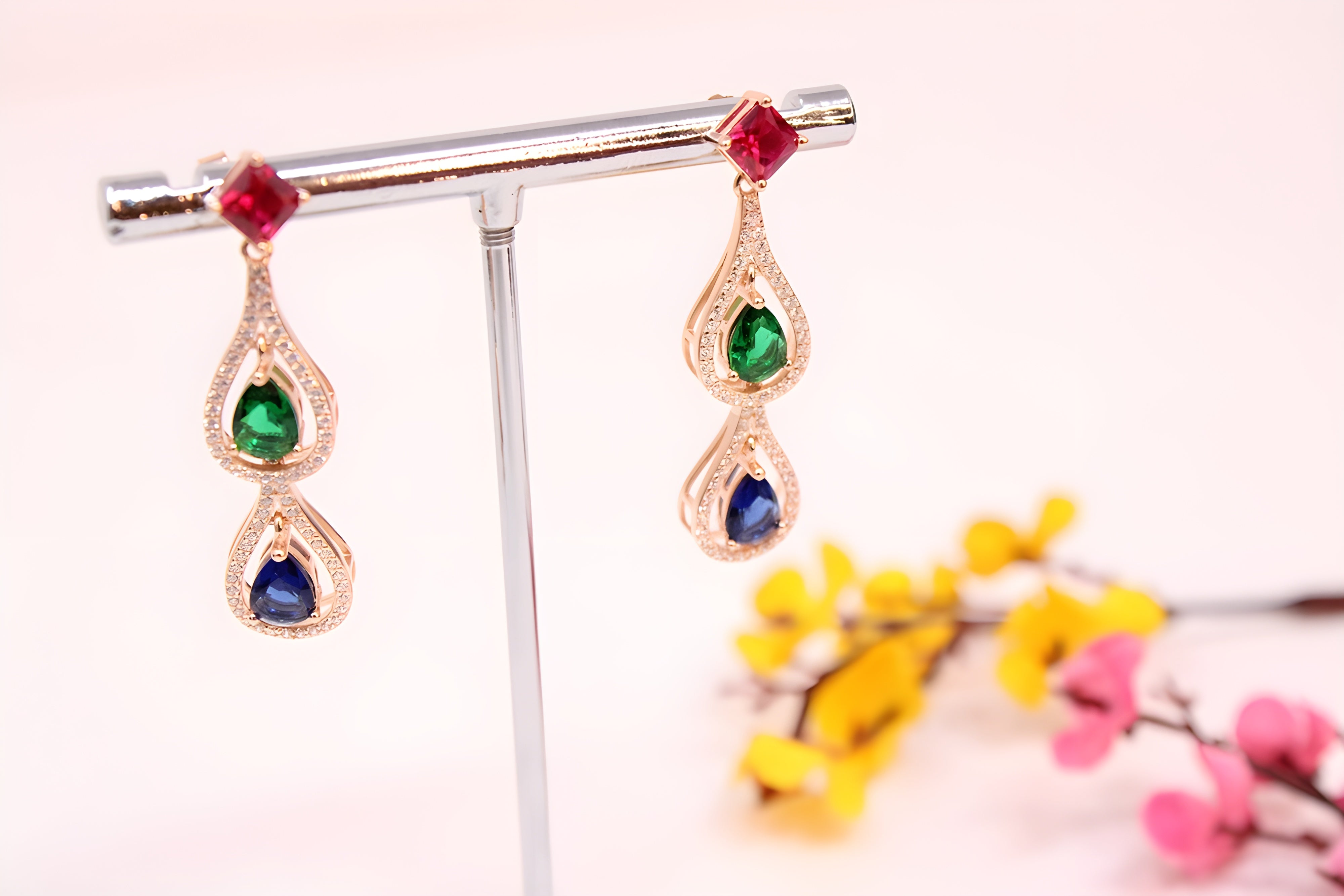 Golden Luxe 92.5 Sterling Earrings