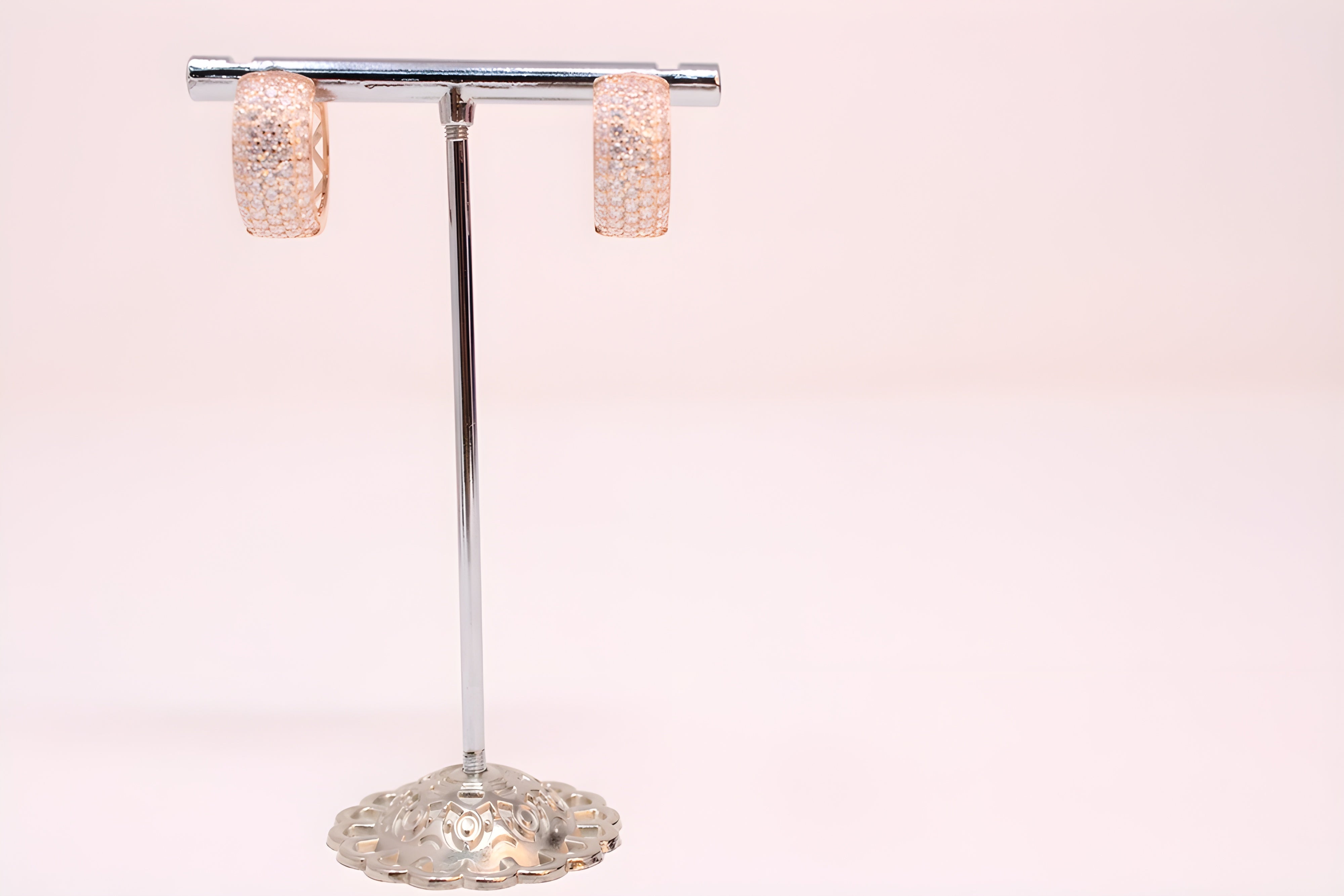 92.5 Sterling Silver Golden Radiance Earrings