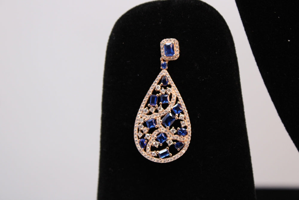 Azure Gilded Dreams Earrings