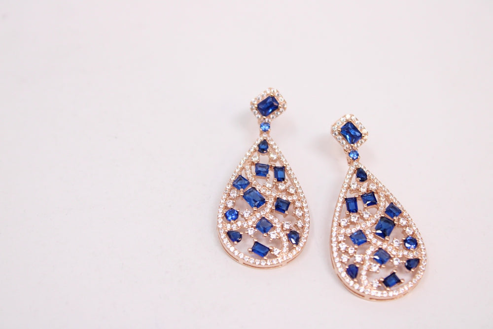 Azure Gilded Dreams Earrings