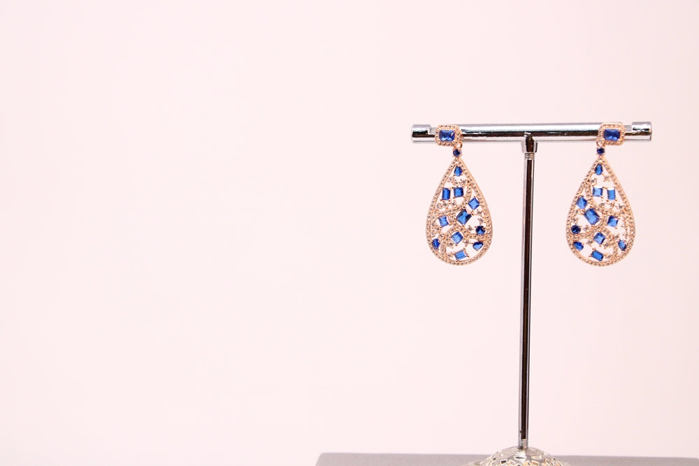 Azure Gilded Dreams Earrings
