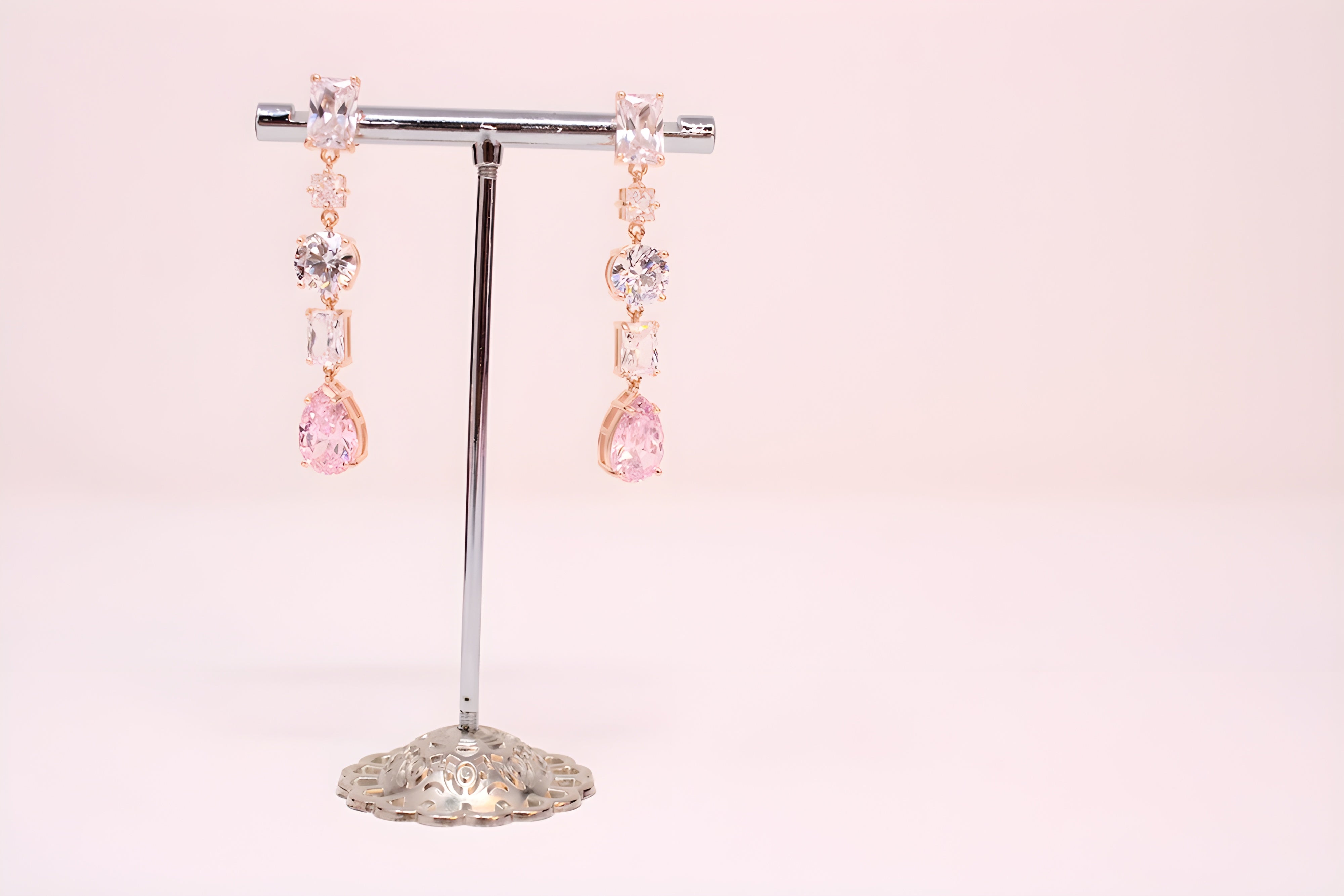 Rose Radiance VeeLux Premium Drops Earrings