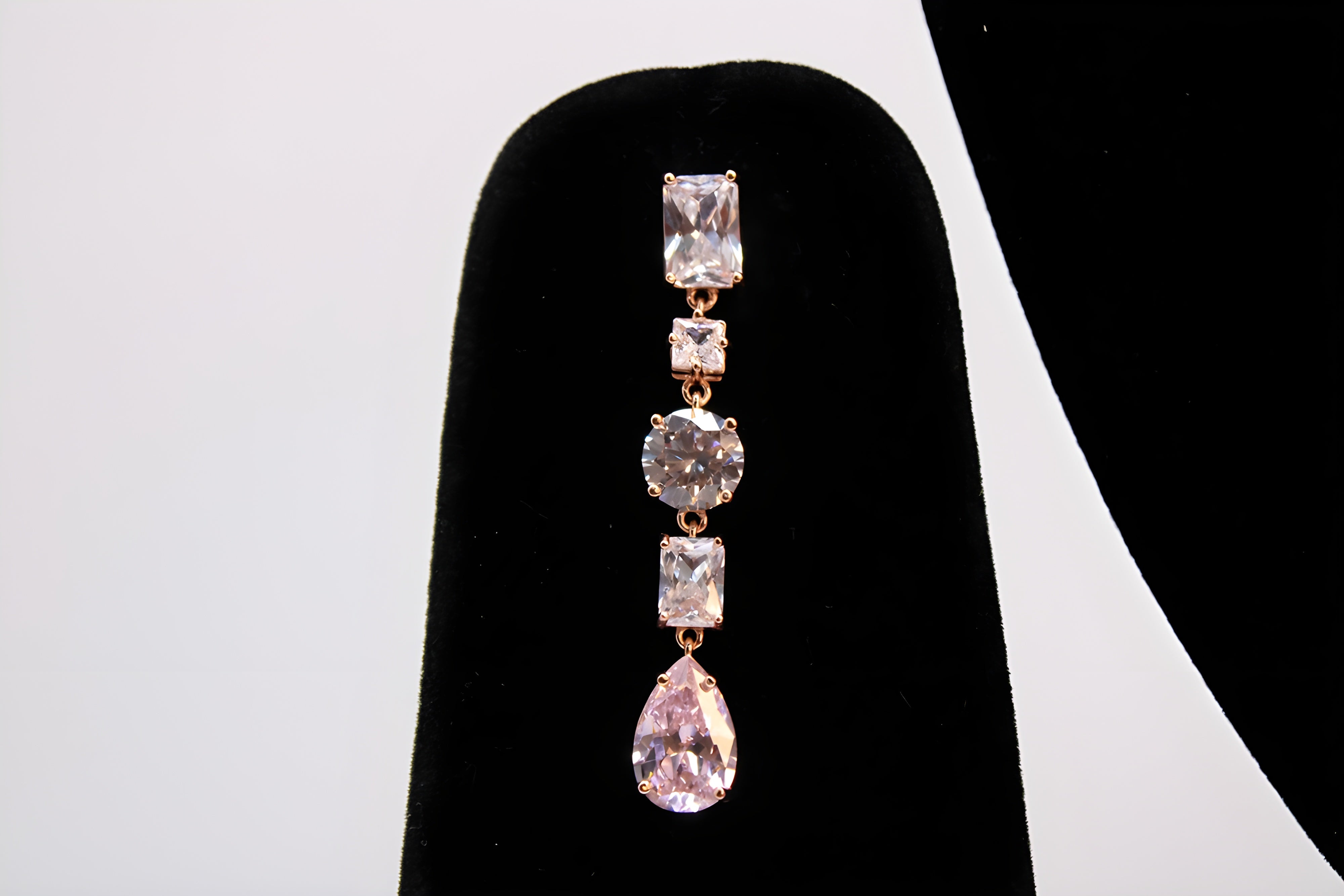 Rose Radiance VeeLux Premium Drops Earrings