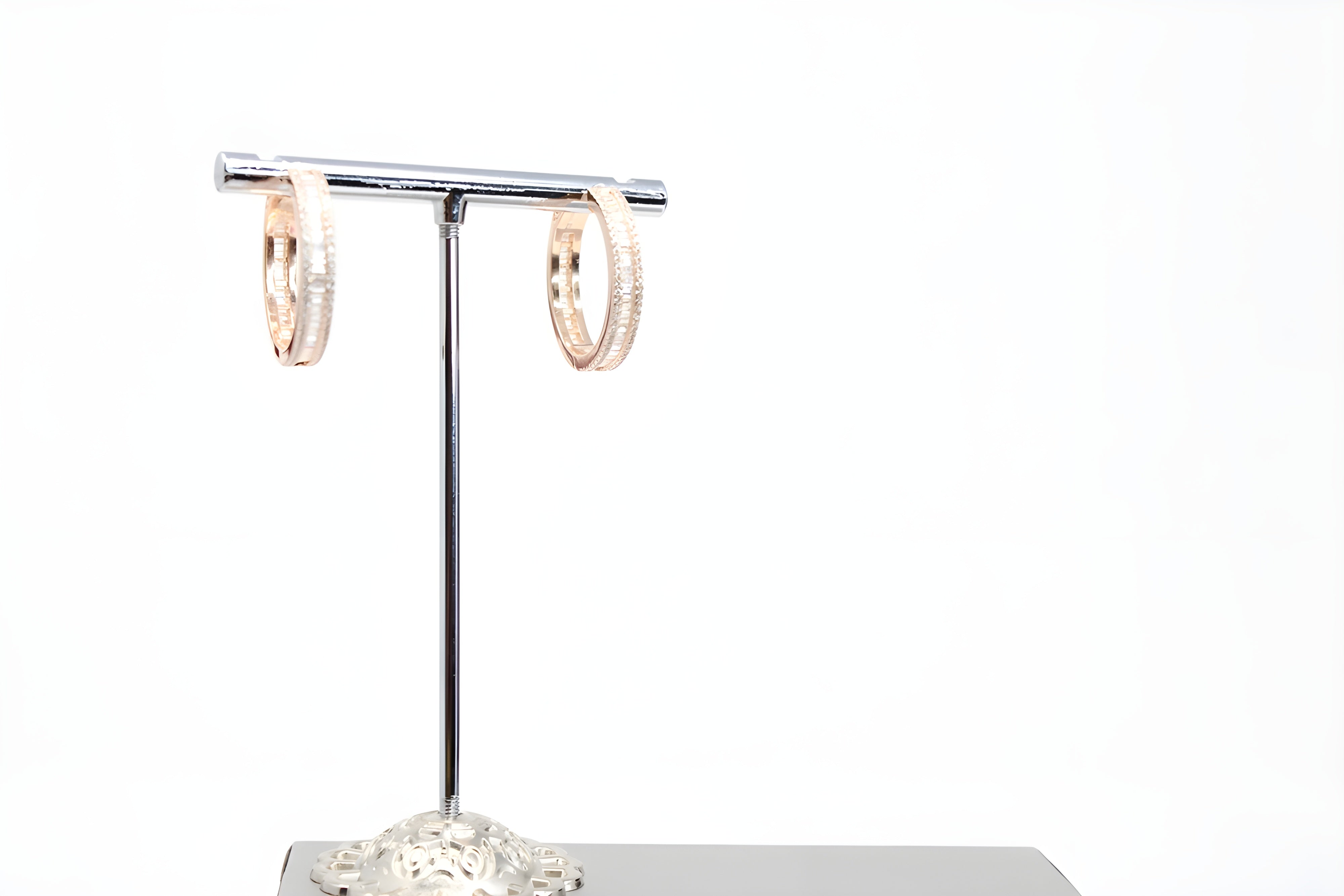 Luxury Redefined: VeeLux Golden Crystal Earrings