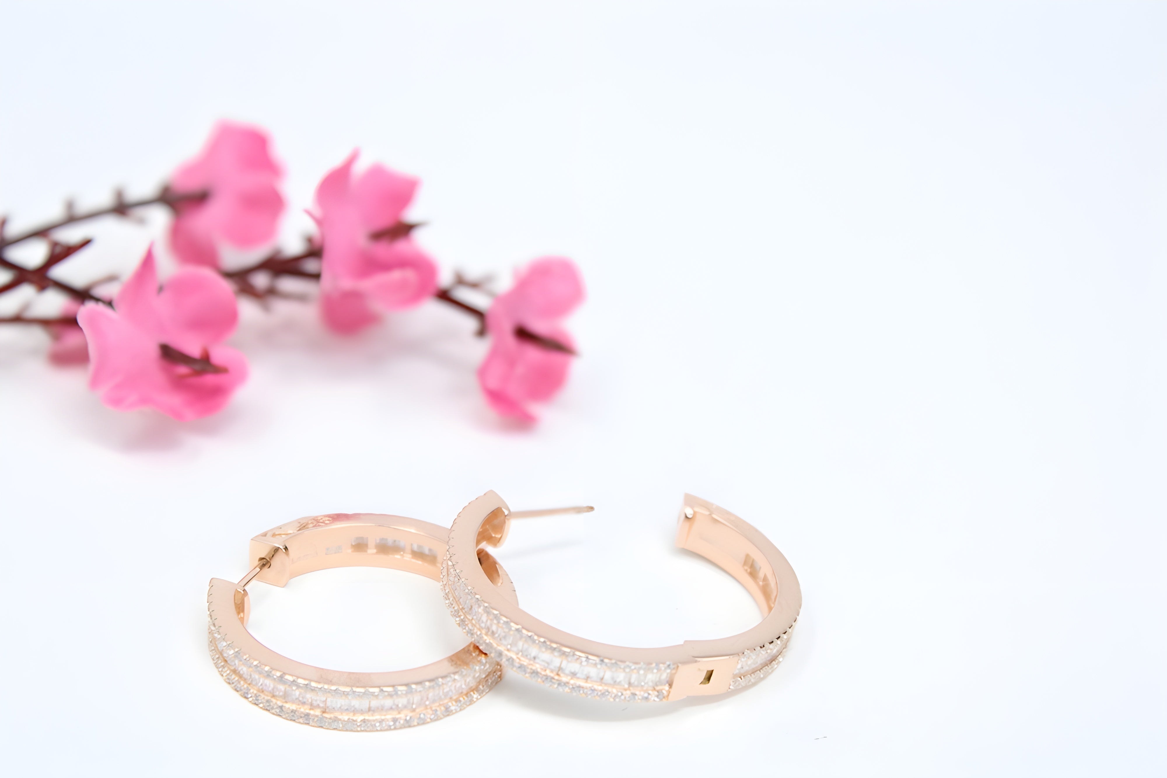 Luxury Redefined: VeeLux Golden Crystal Earrings