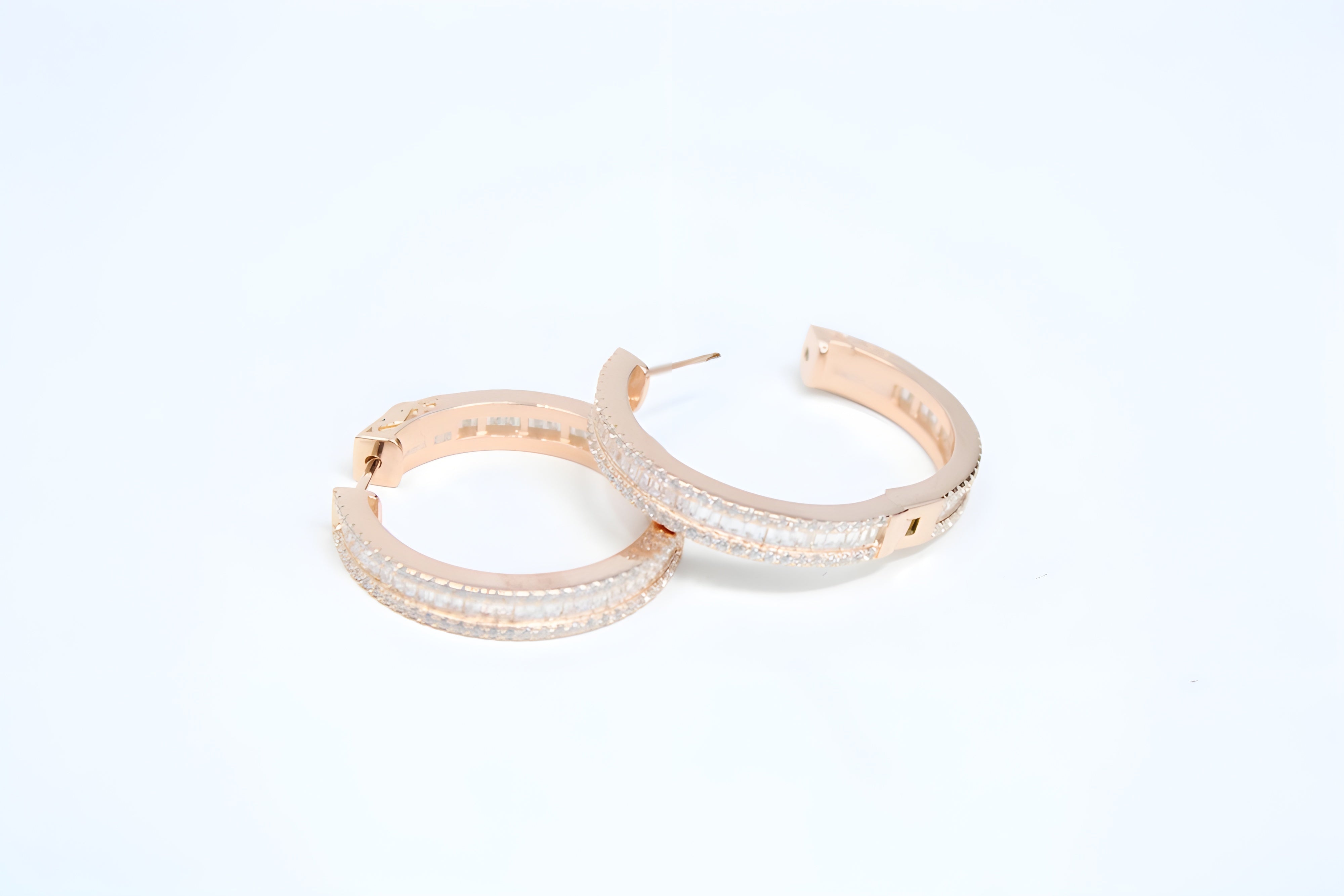 Luxury Redefined: VeeLux Golden Crystal Earrings