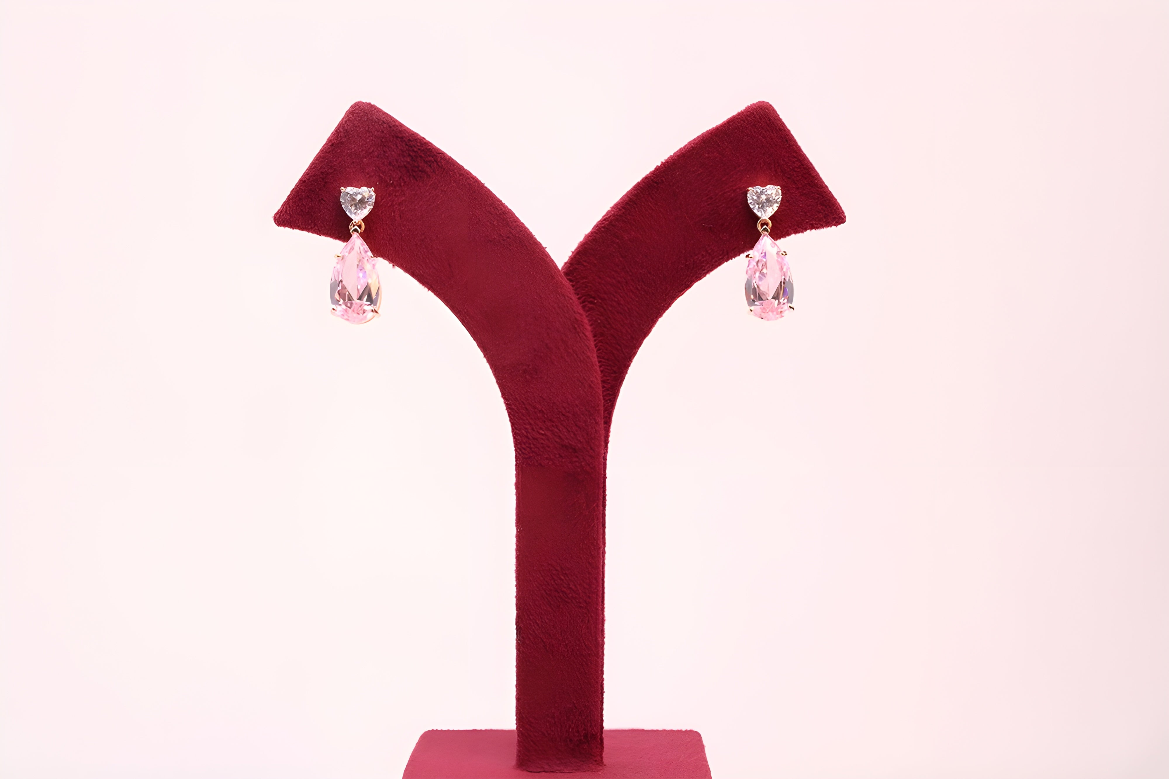 Rose Radiance VeeLux Premium Crystal Earrings
