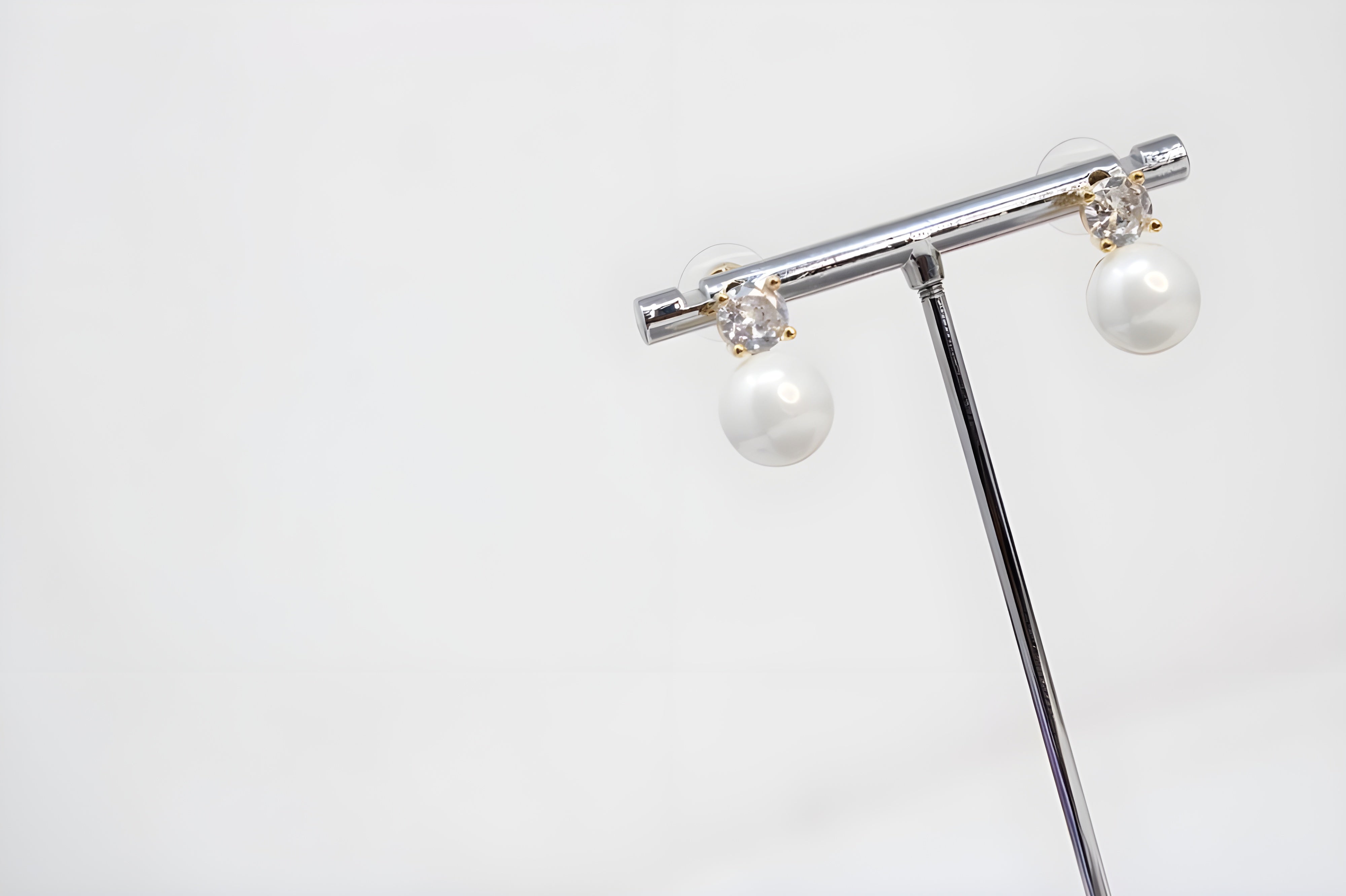 Timeless Pearl & Diamond Love Earrings