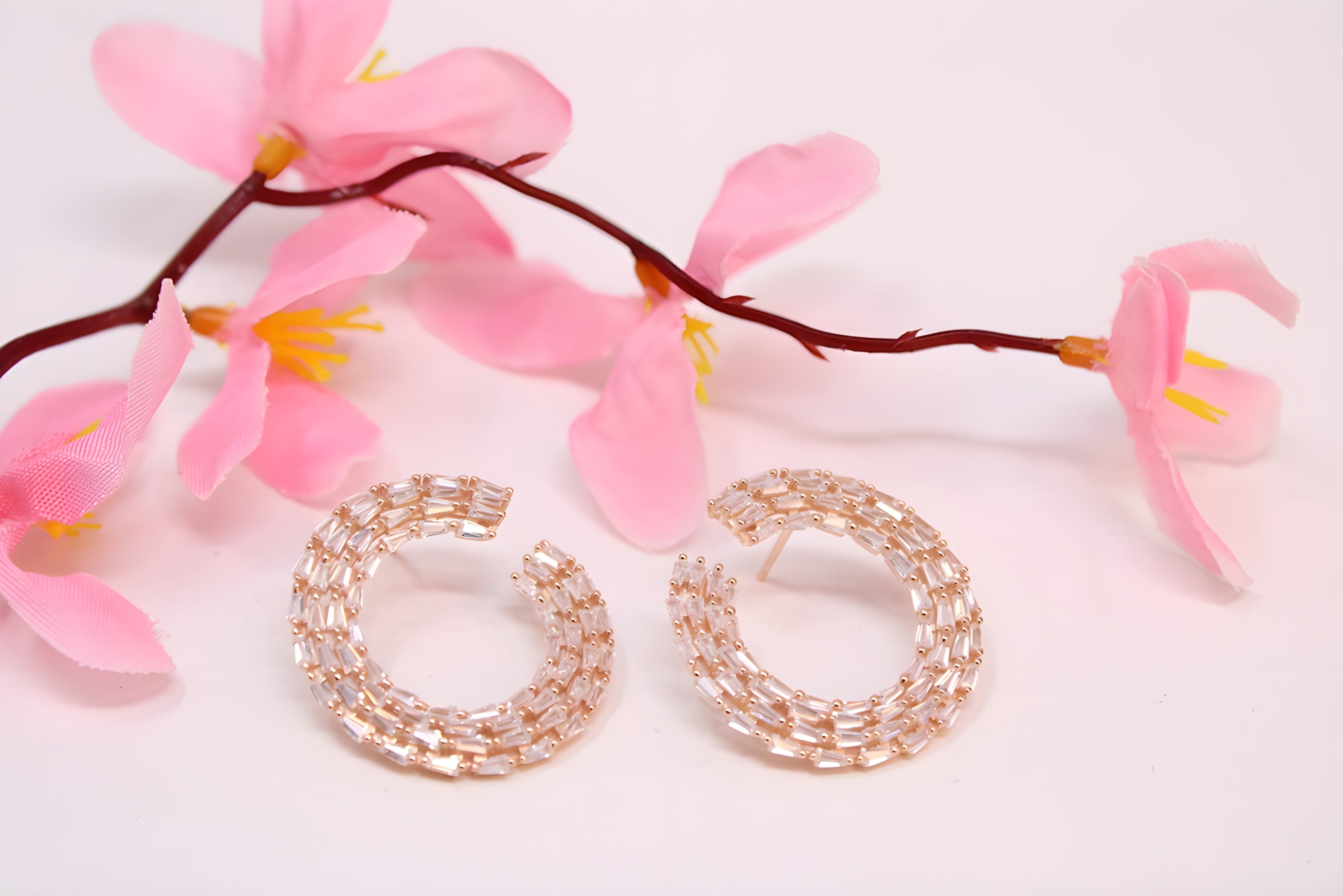 Golden Radiance VeeLux Premium Earrings