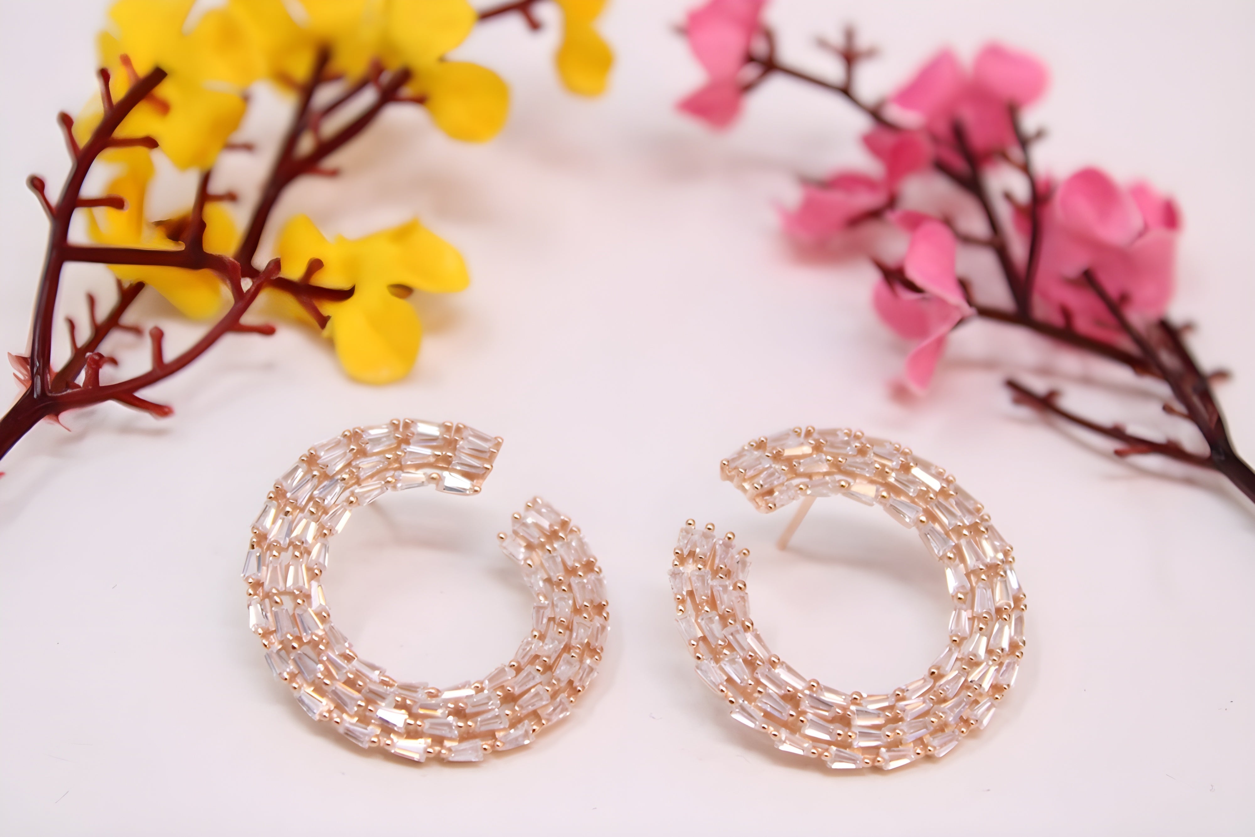 Golden Radiance VeeLux Premium Earrings