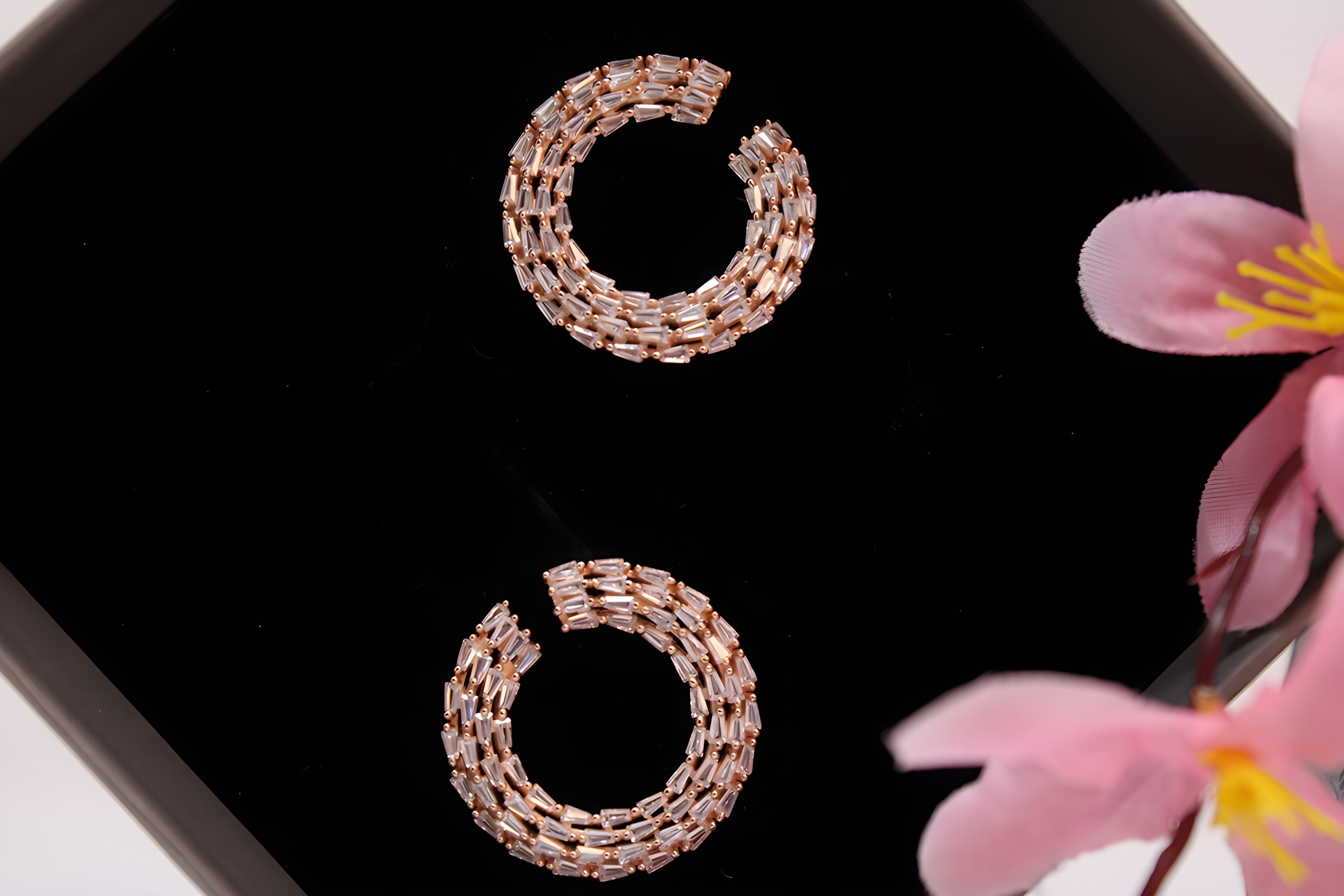 Golden Radiance VeeLux Premium Earrings