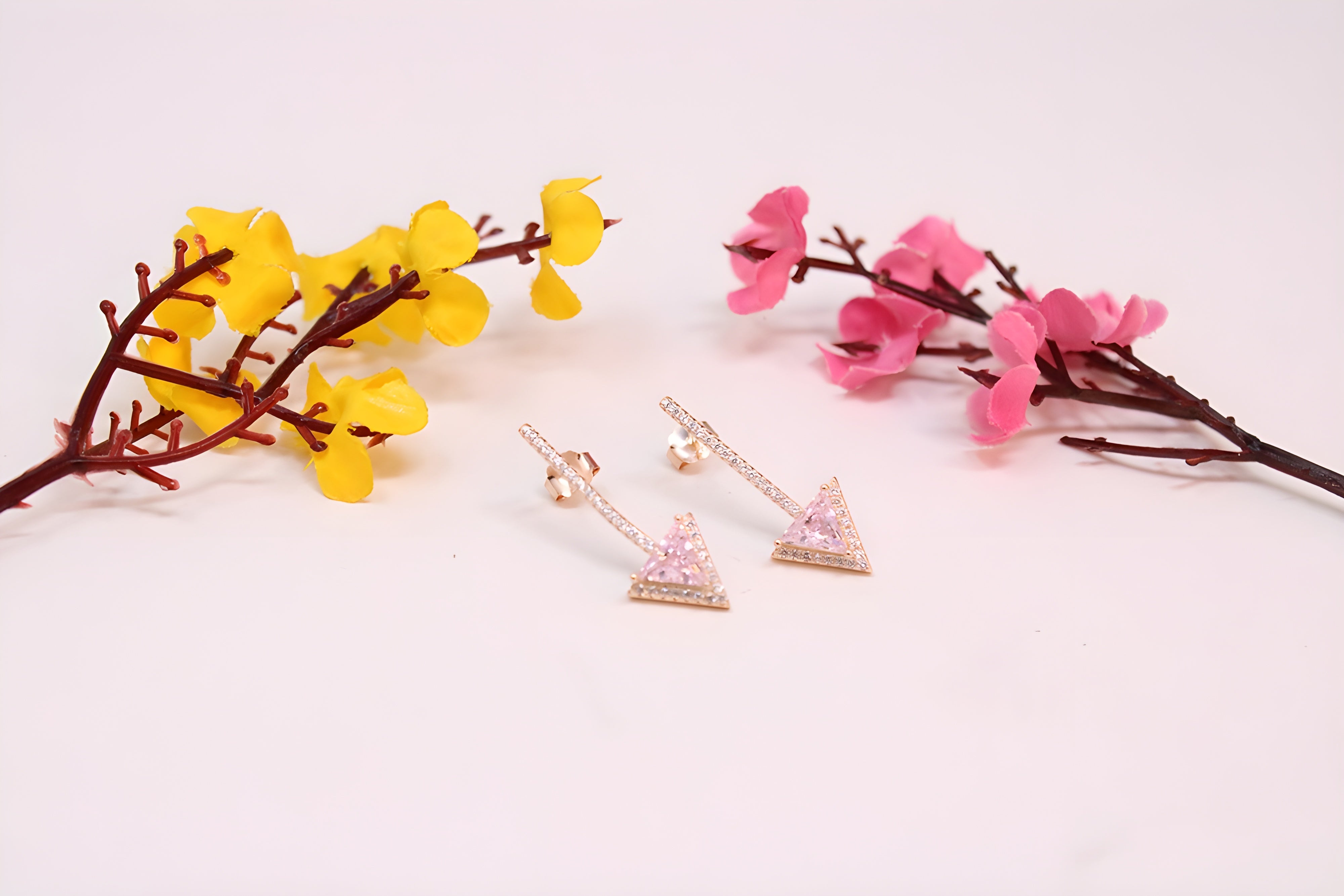 Pink Arrow 92.5 Sterling Silver VeeLux Premium Earrings