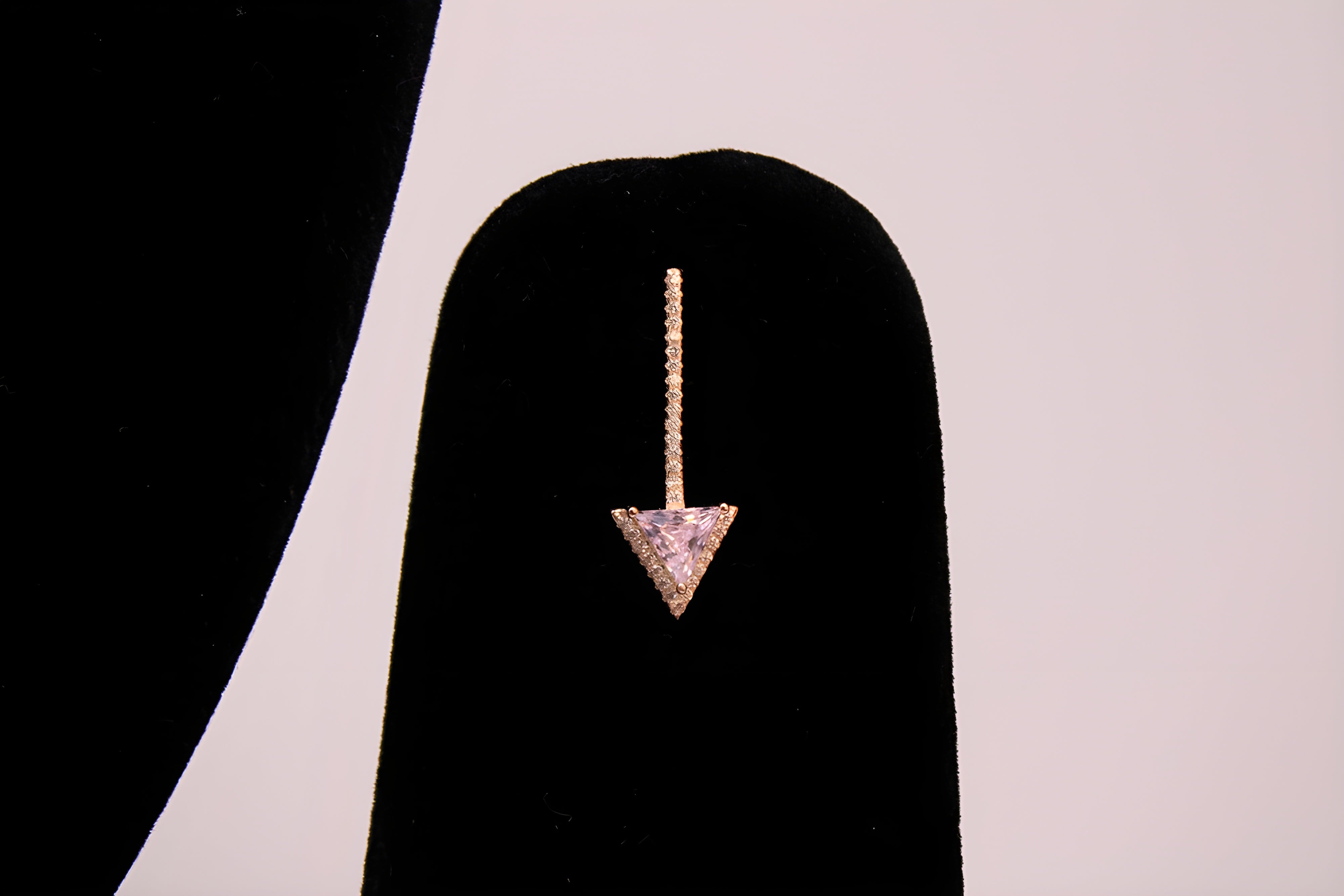 Pink Arrow 92.5 Sterling Silver VeeLux Premium Earrings