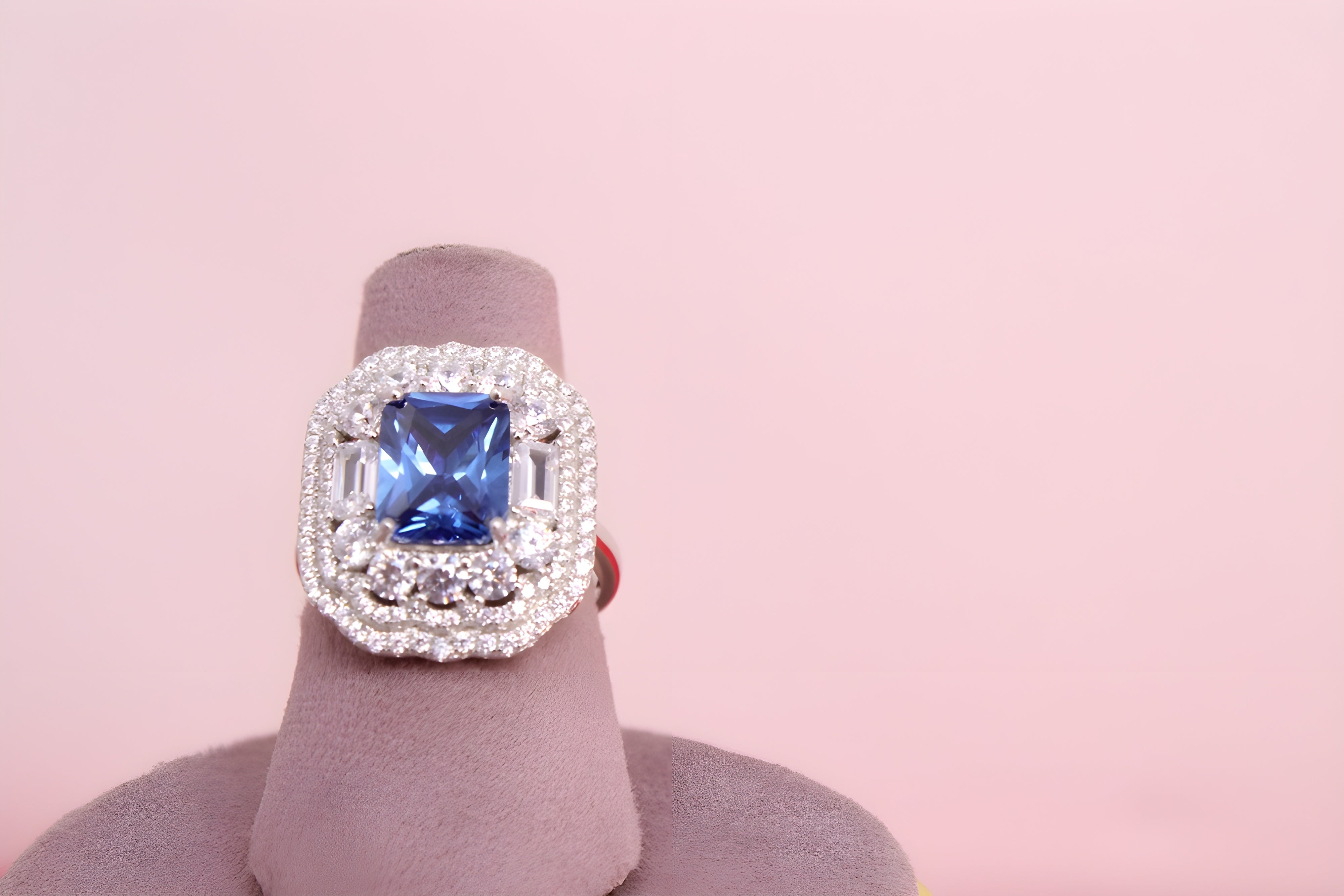 Sapphire Serenade Sterling Silver Ring