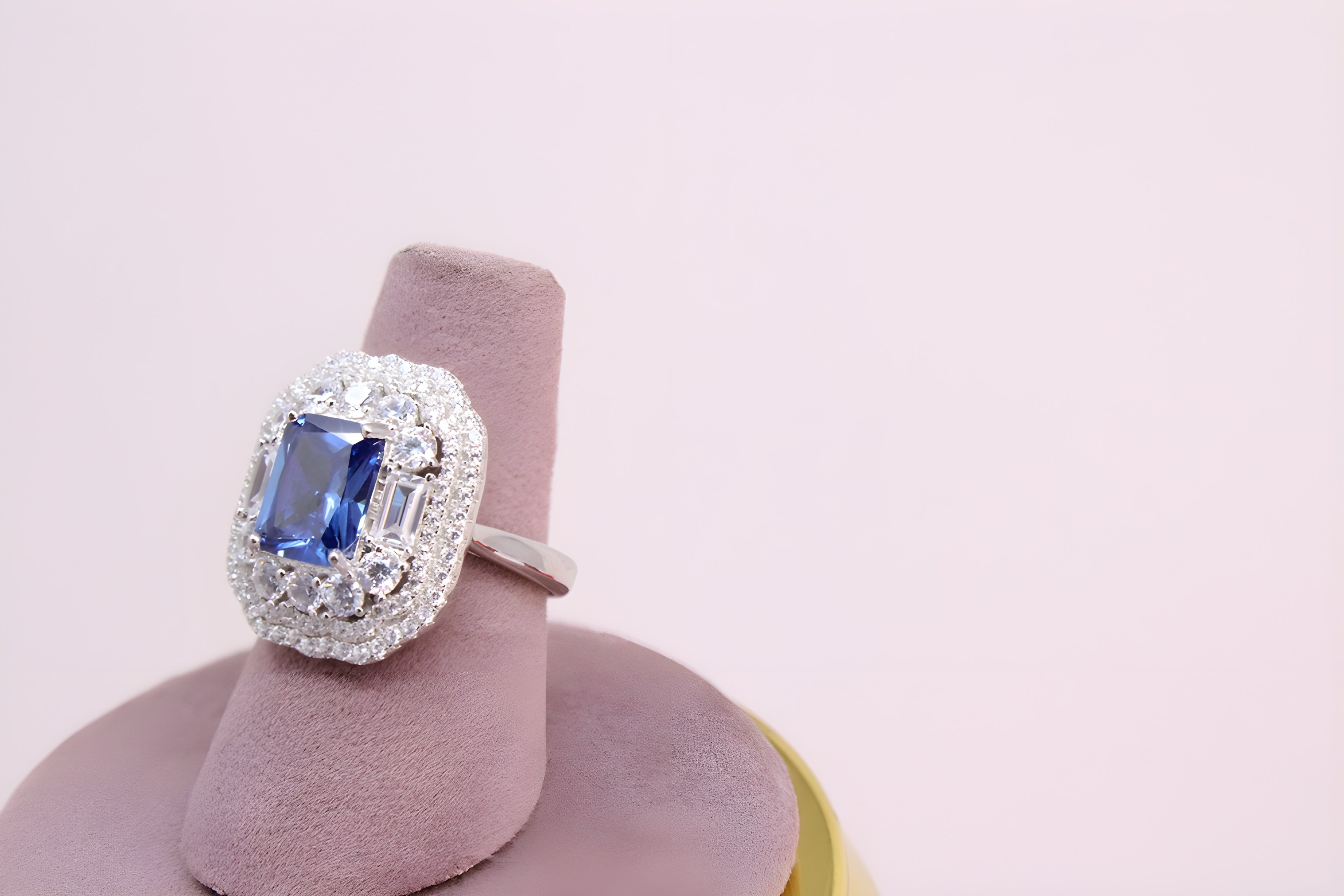 Sapphire Serenade Sterling Silver Ring