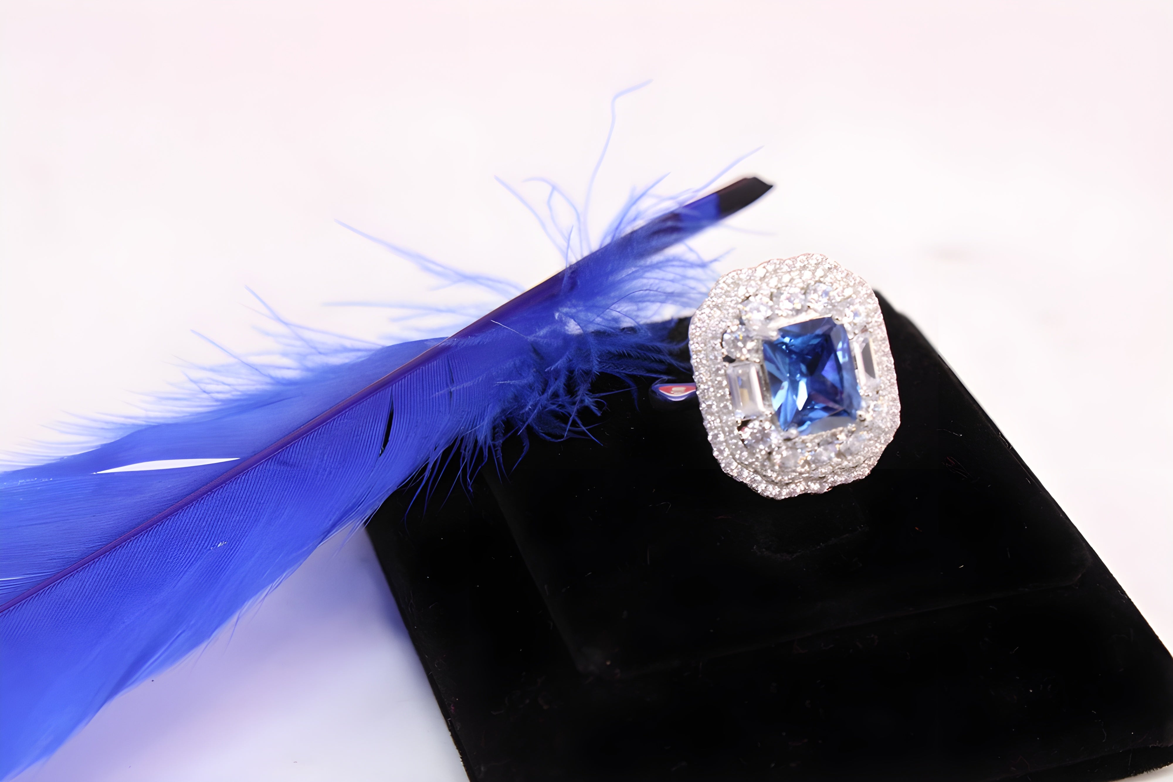 Sapphire Serenade Sterling Silver Ring