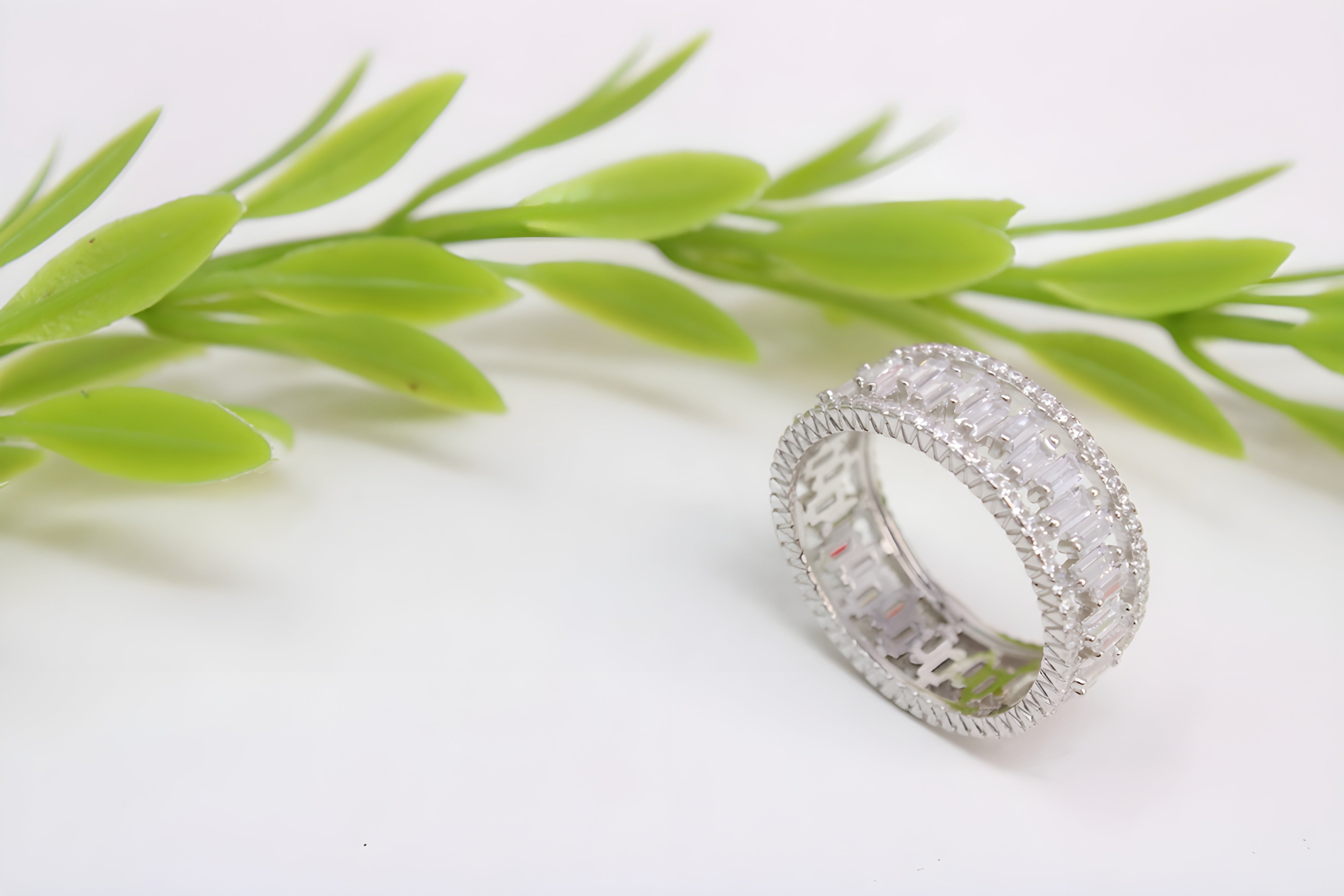Ethereal Radiance Sterling Silver Ring