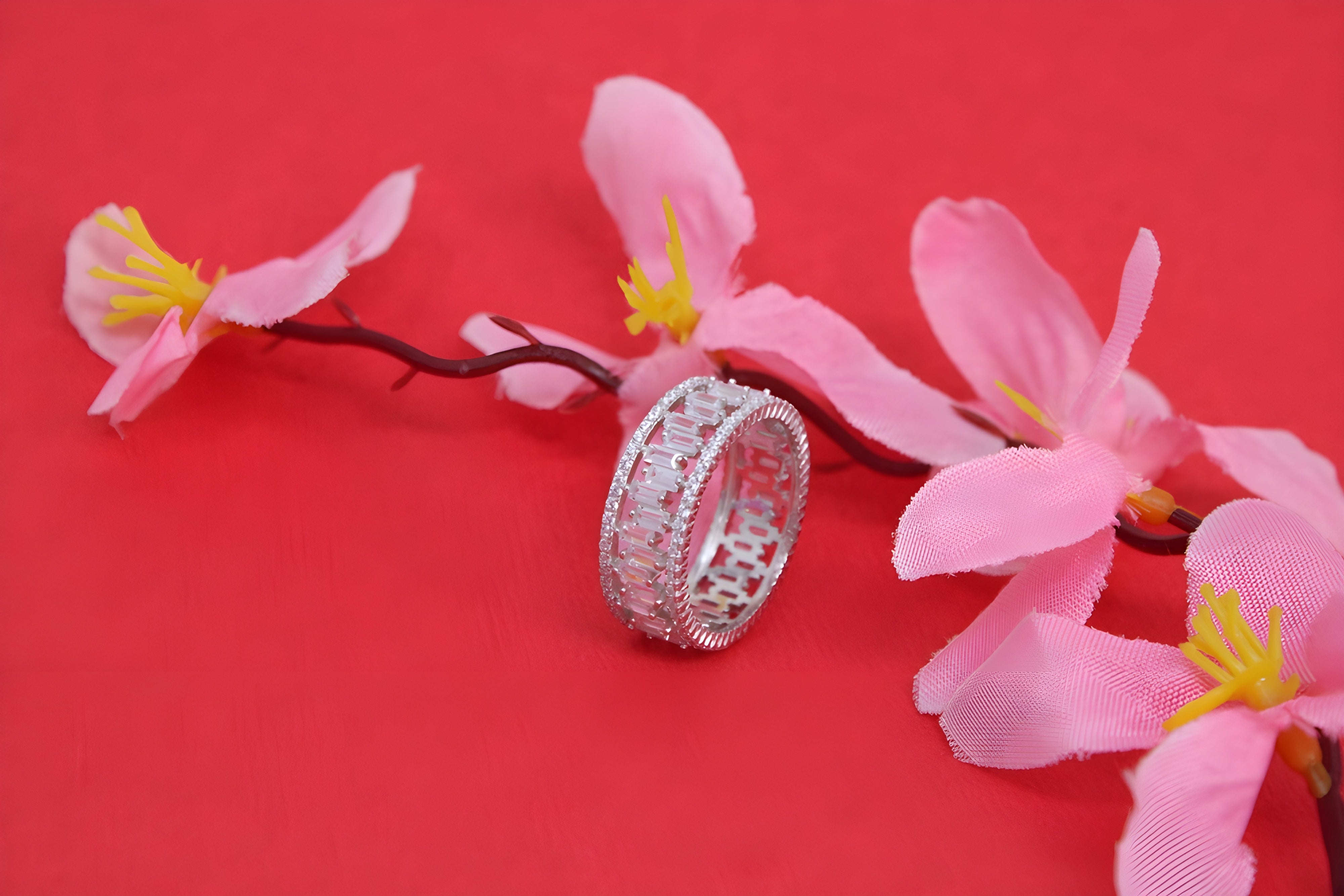 Ethereal Radiance Sterling Silver Ring