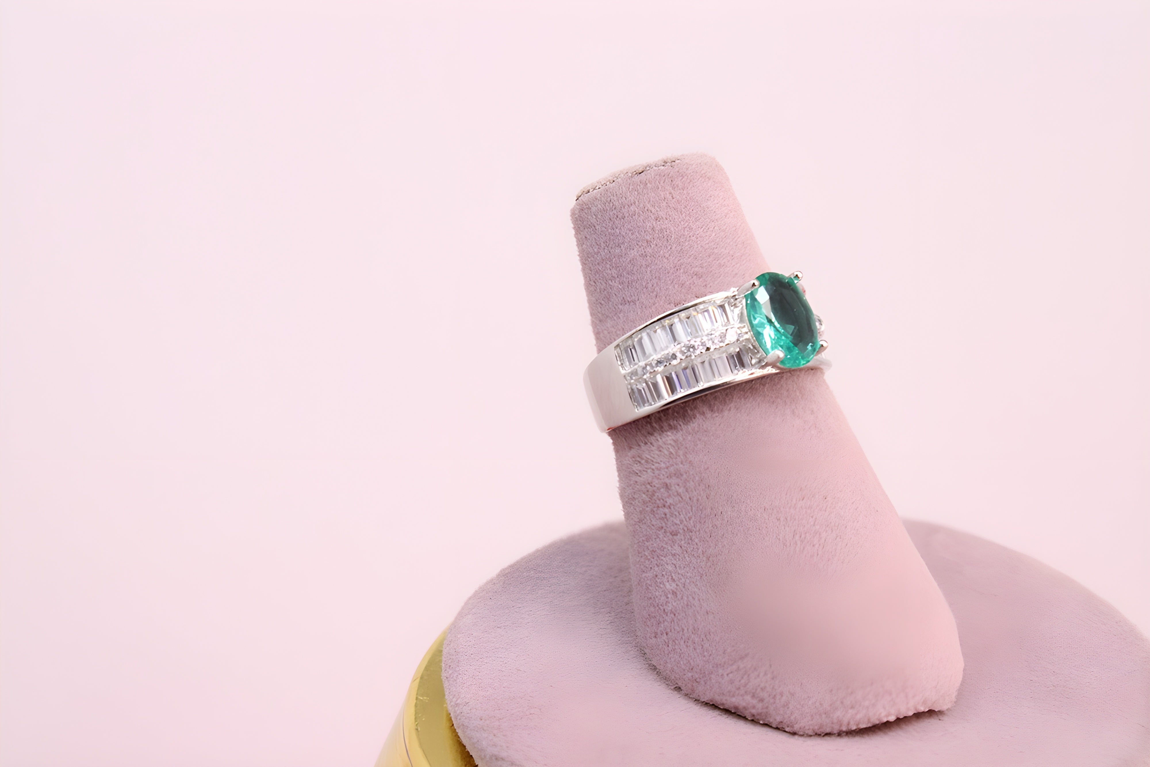 Verdant Whispers Sterling Silver Ring