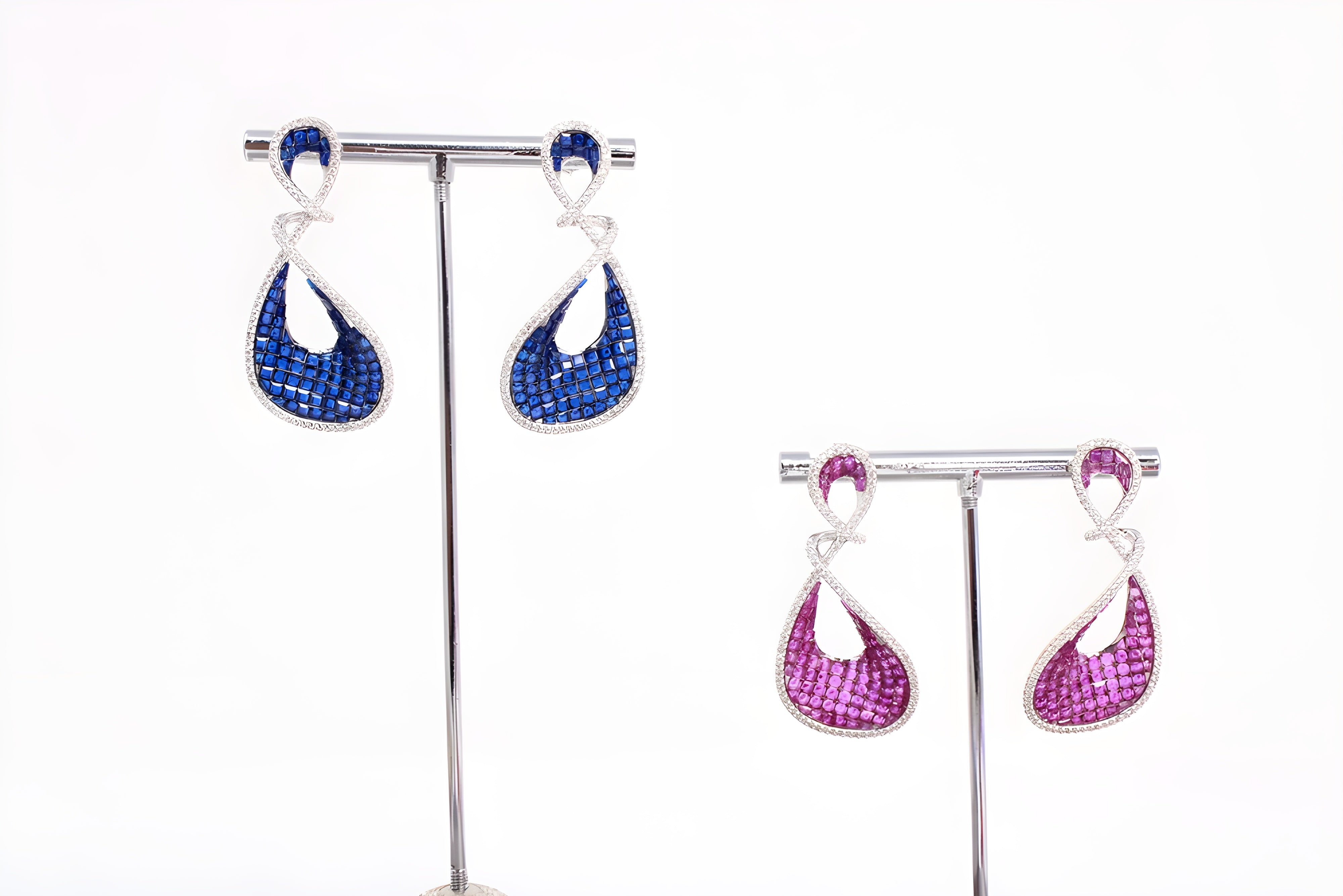 Rose Radiance VeeLux Premium Crystal Exquisite Golden Earrings