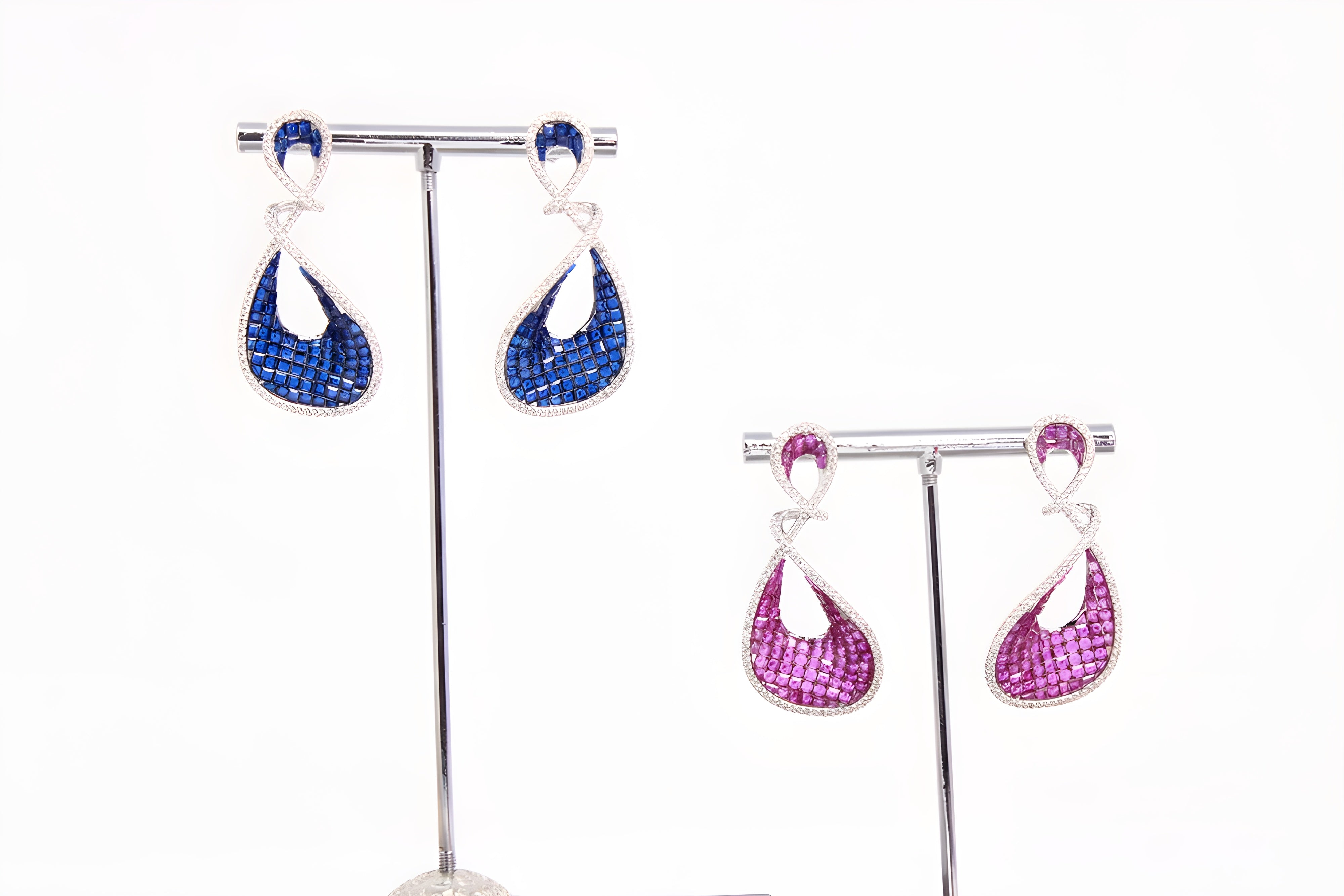 Rose Radiance VeeLux Premium Crystal Exquisite Golden Earrings