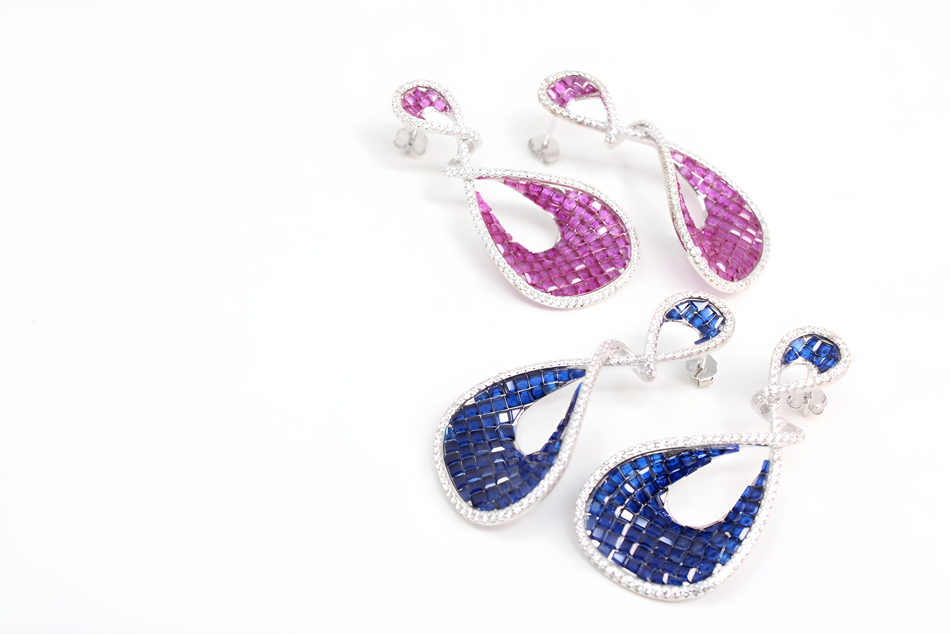 Rose Radiance VeeLux Premium Crystal Exquisite Golden Earrings