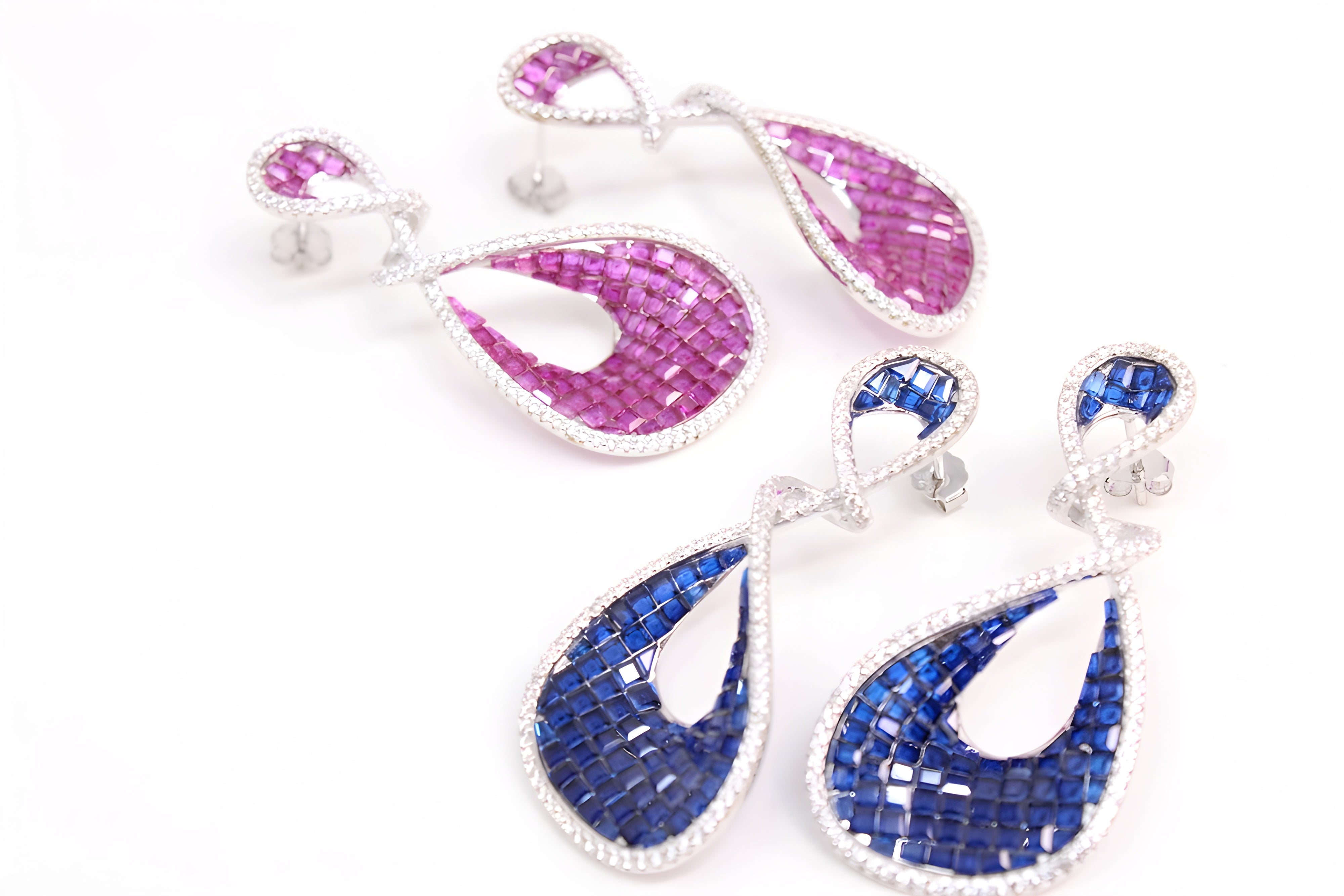 Rose Radiance VeeLux Premium Crystal Exquisite Golden Earrings