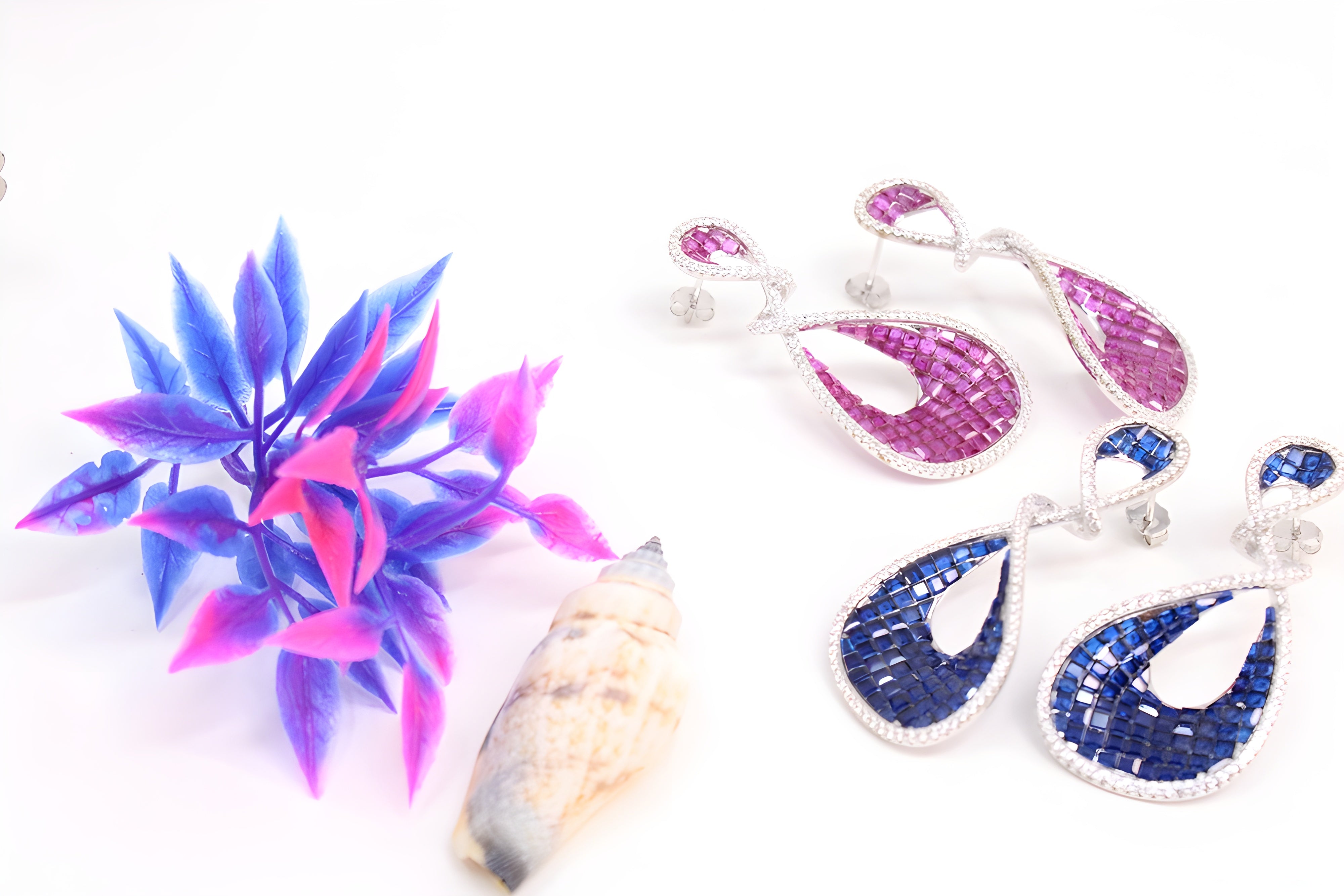 Rose Radiance VeeLux Premium Crystal Exquisite Golden Earrings