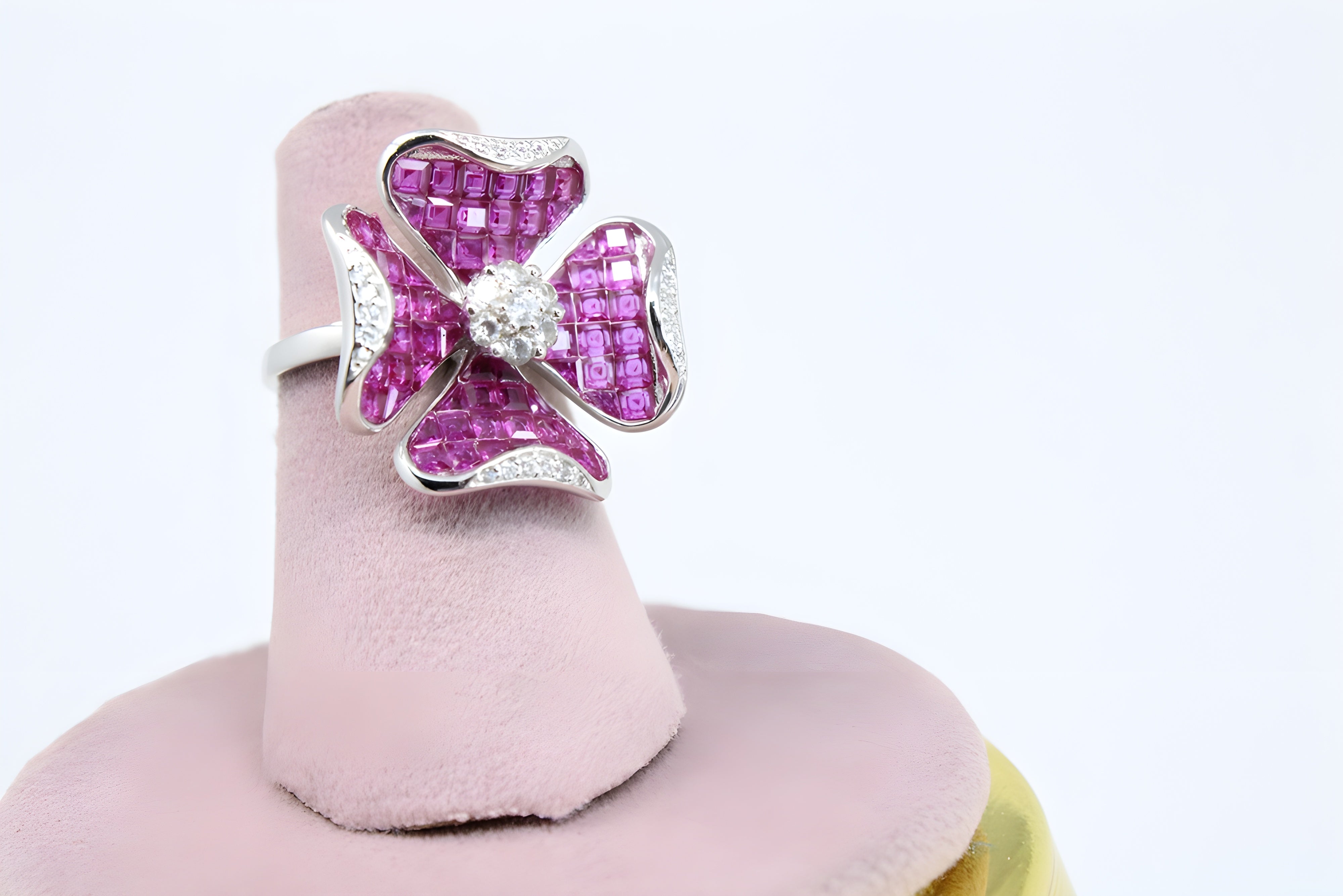 Azure Bloom Sterling Silver Ring