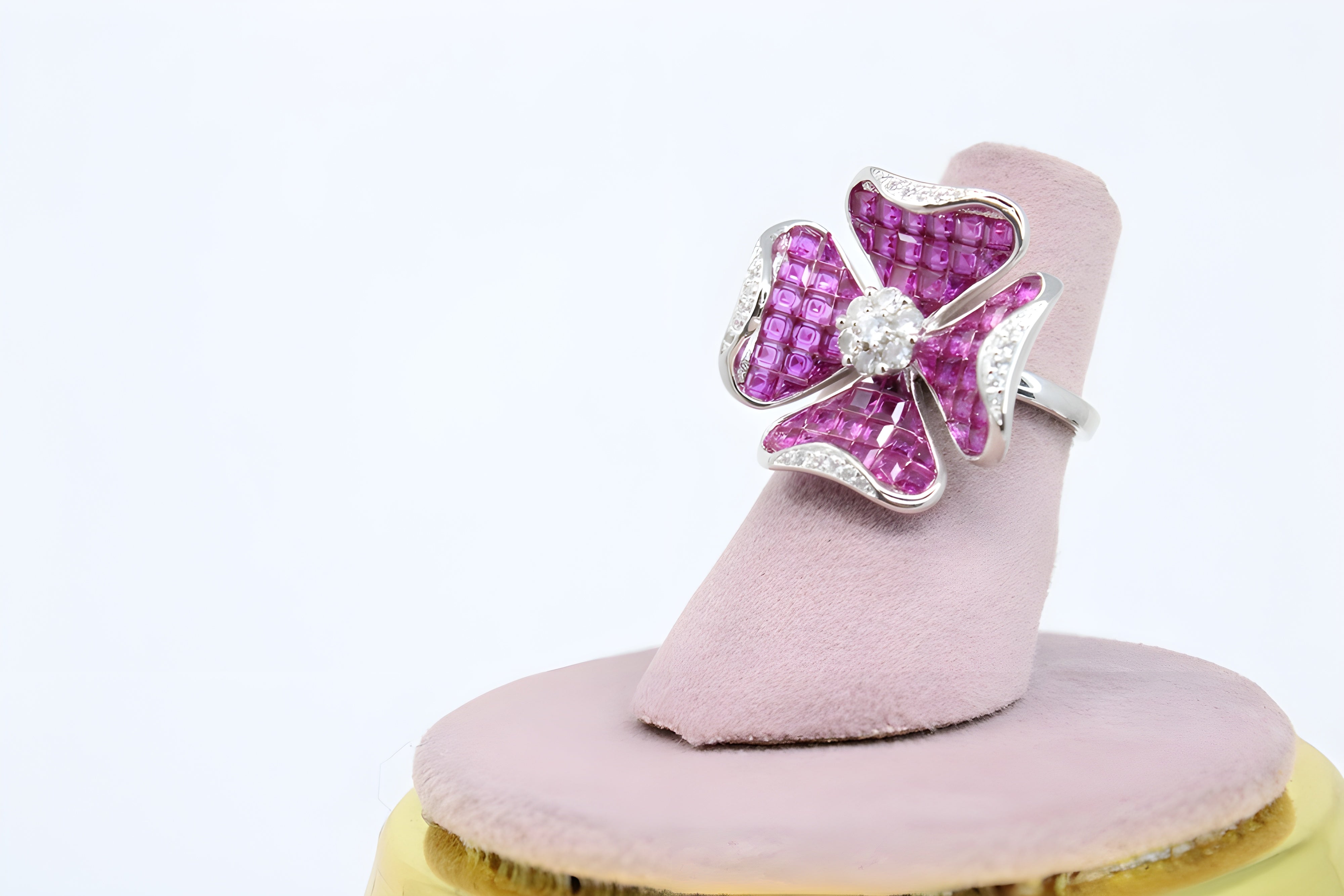 Azure Bloom Sterling Silver Ring