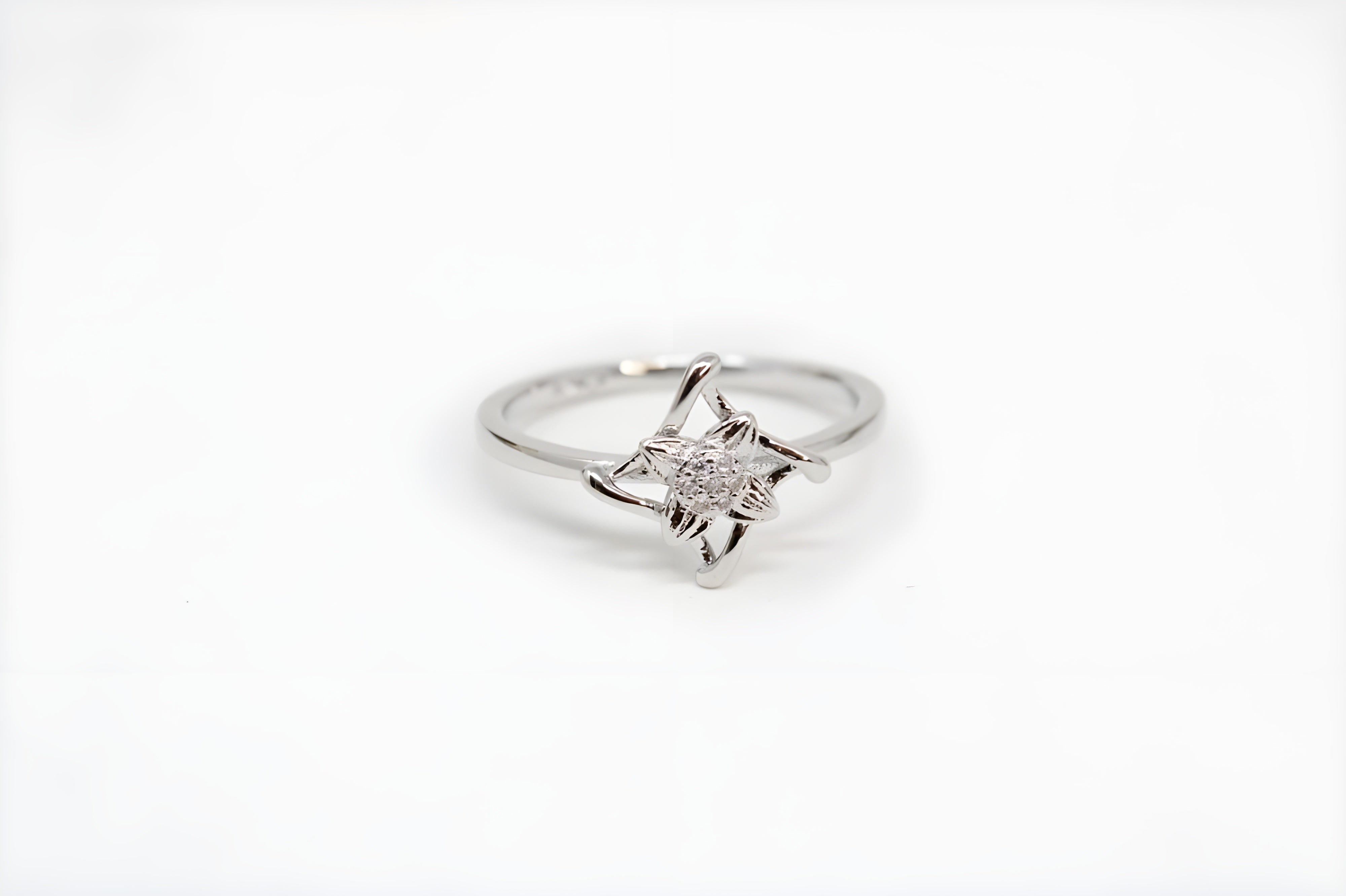 Celestial Star Crystal Silver Ring
