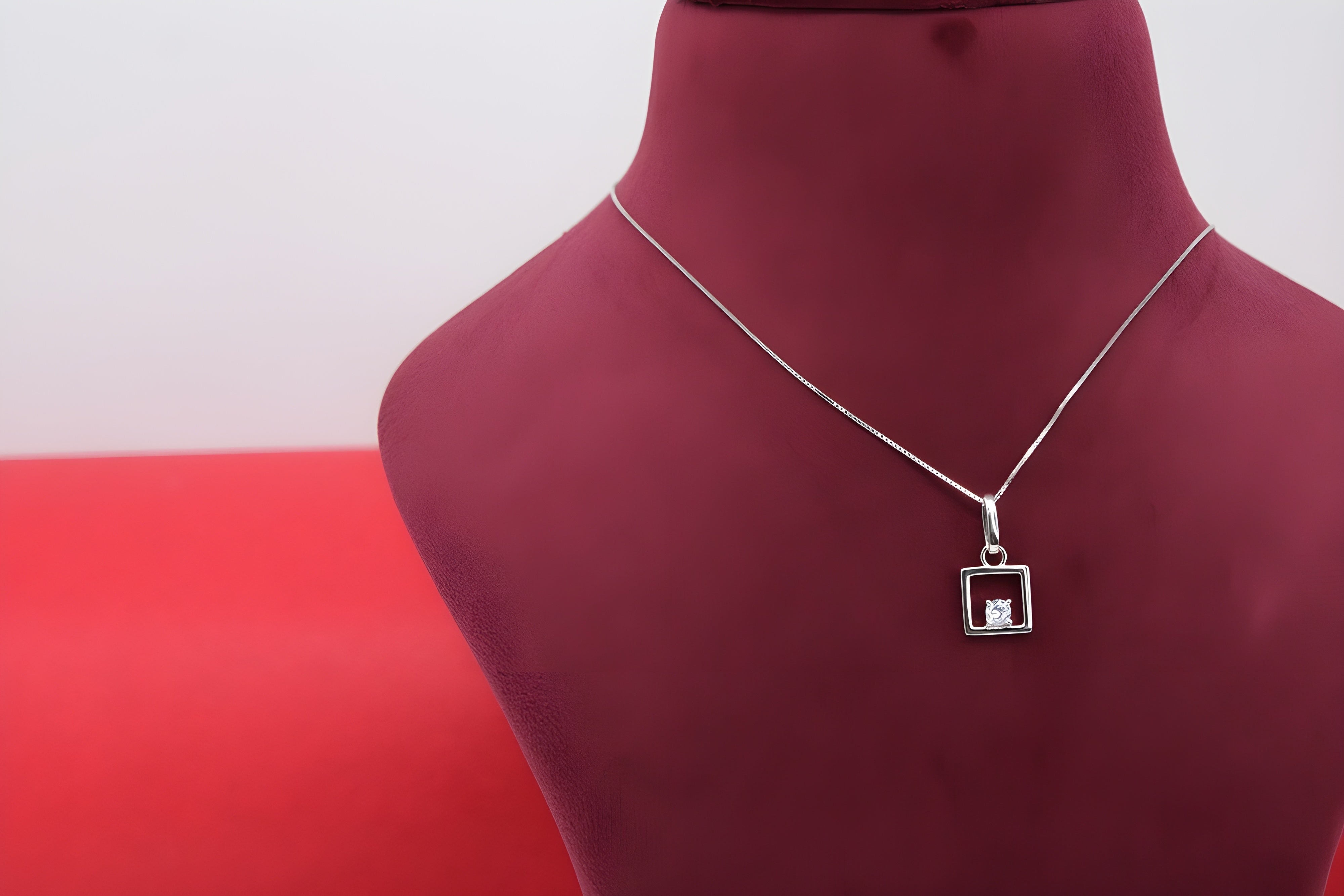 Sterling Silver Radiance Crystal Pendant