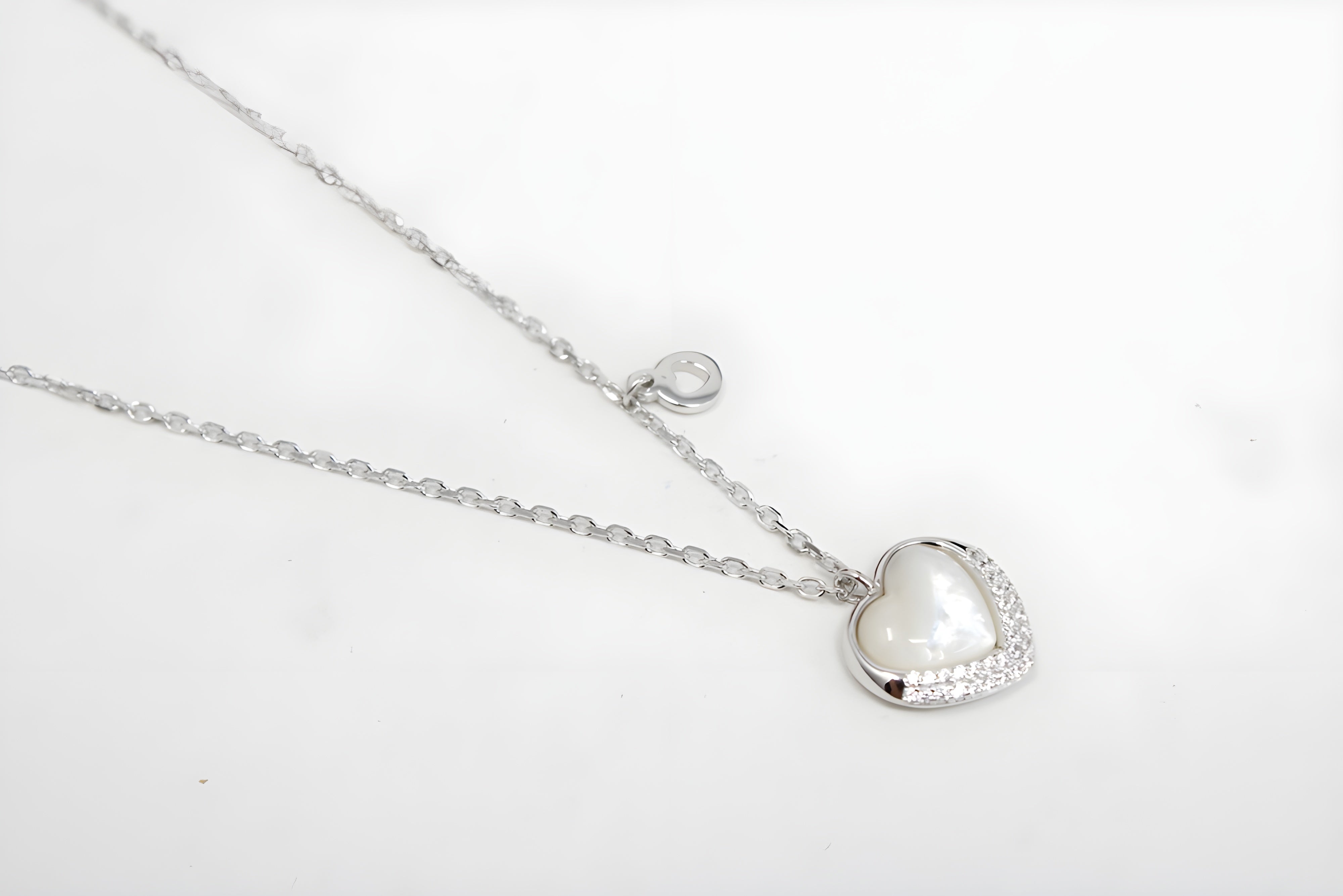 Heart Pendant with VeeLux Premium Crystal in 92.5 Sterling Silver