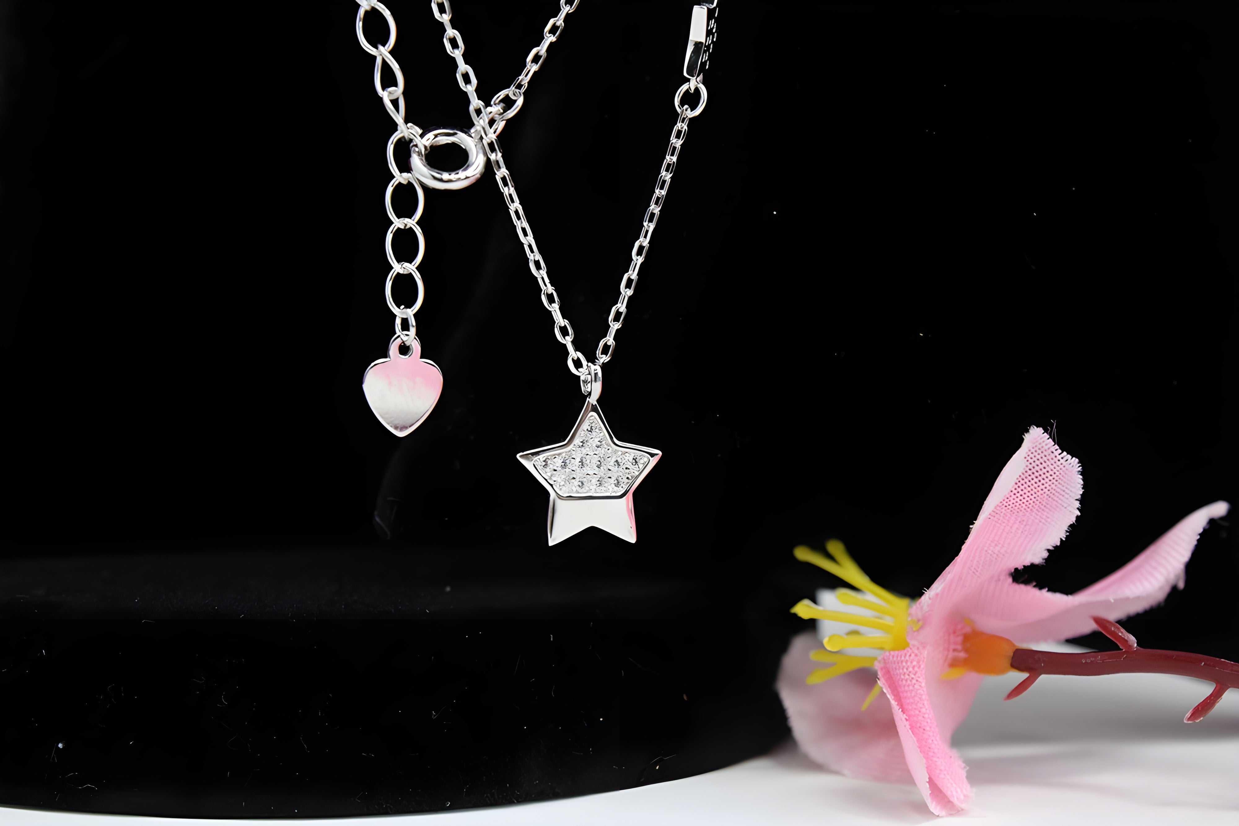 VeeLux Premium Crystal Starlight Pendant