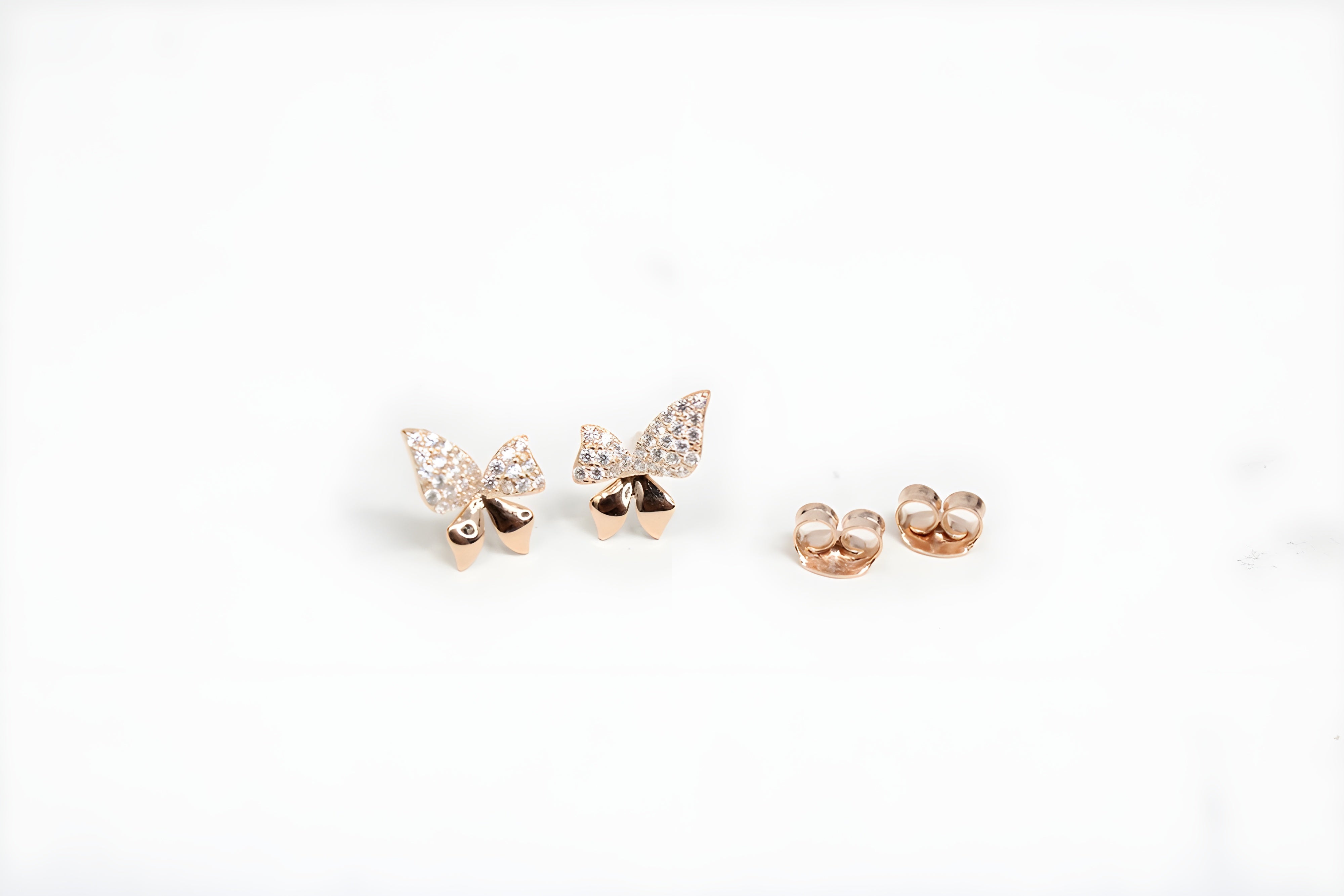 Whimsical Wings Sterling Silver Butterfly Earrings
