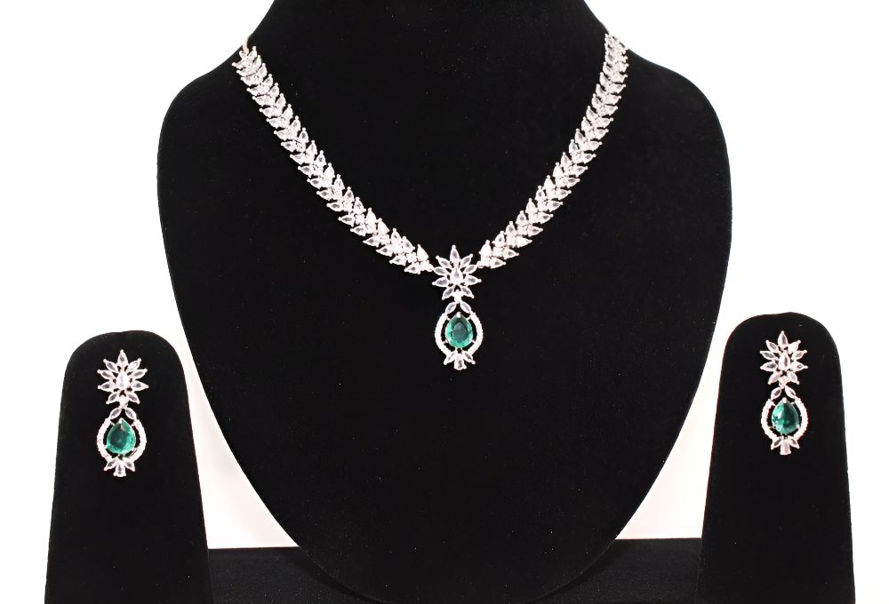 Celestial Splendor Gem Cascade Necklace Set