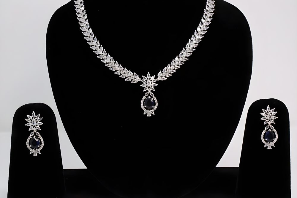 Celestial Splendor Gem Cascade Necklace Set
