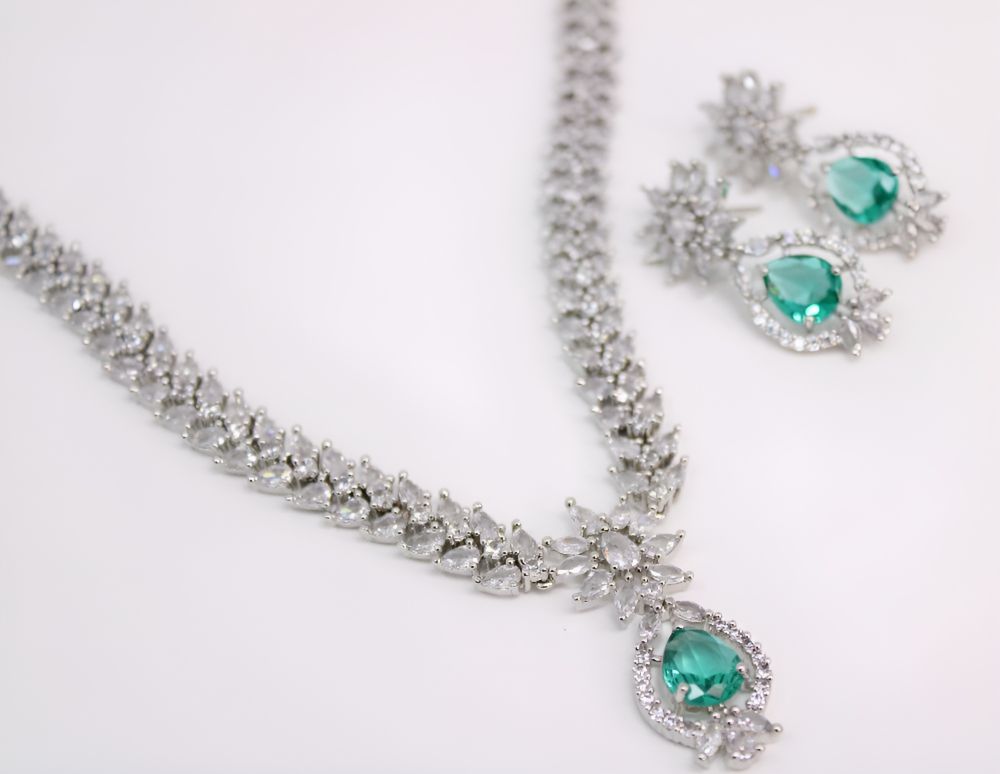 Celestial Splendor Gem Cascade Necklace Set